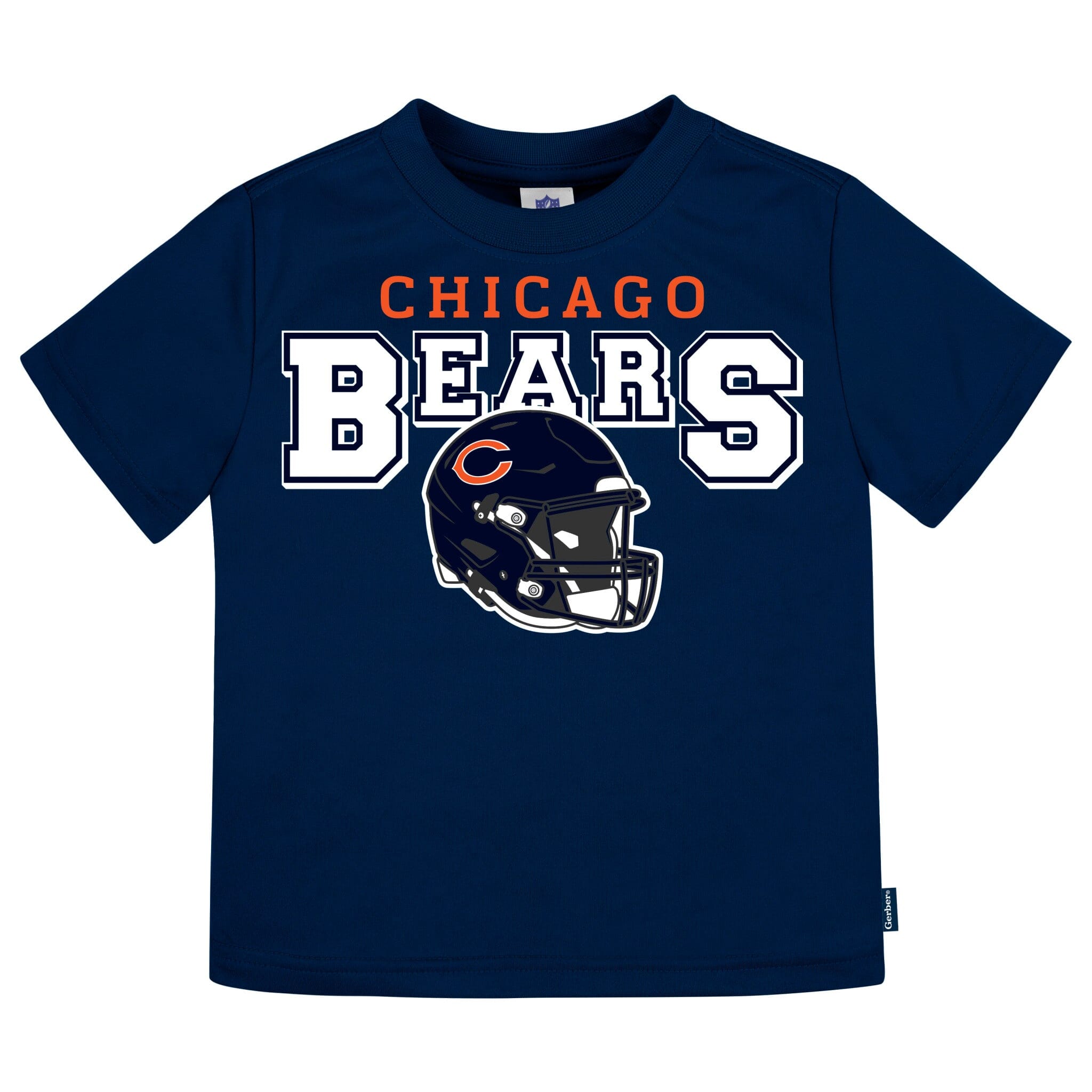 3-Piece Infant & Toddler Neutral Chicago Bears T-Shirts Tops NFL 
