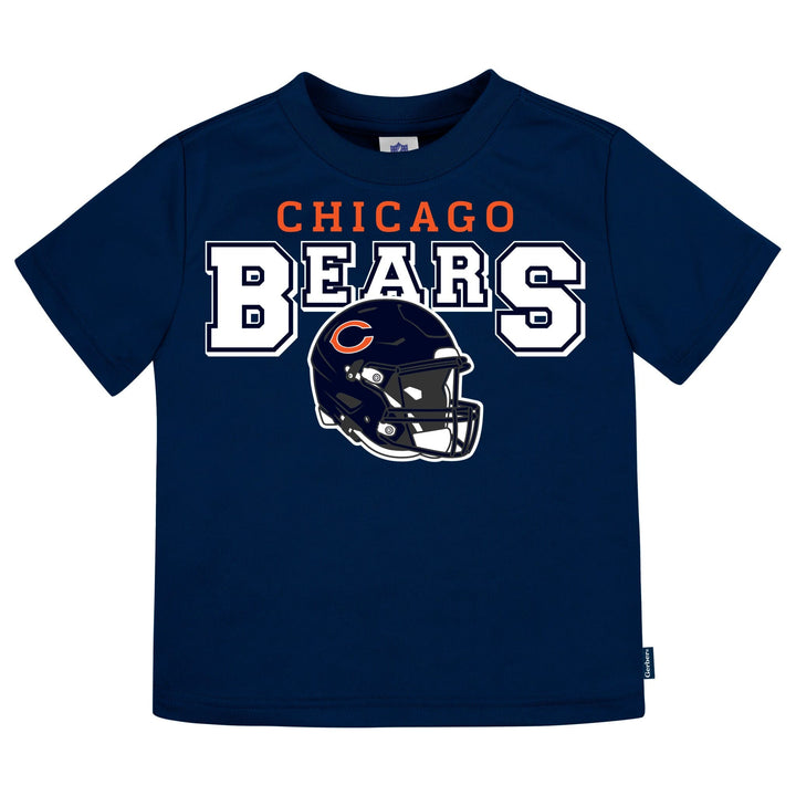 3-Piece Infant & Toddler Neutral Chicago Bears T-Shirts Tops NFL 