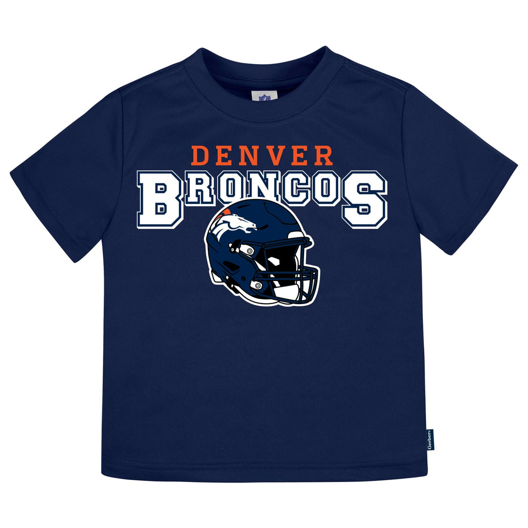 3-Piece Infant & Toddler Neutral Denver Broncos T-Shirts Tops NFL 