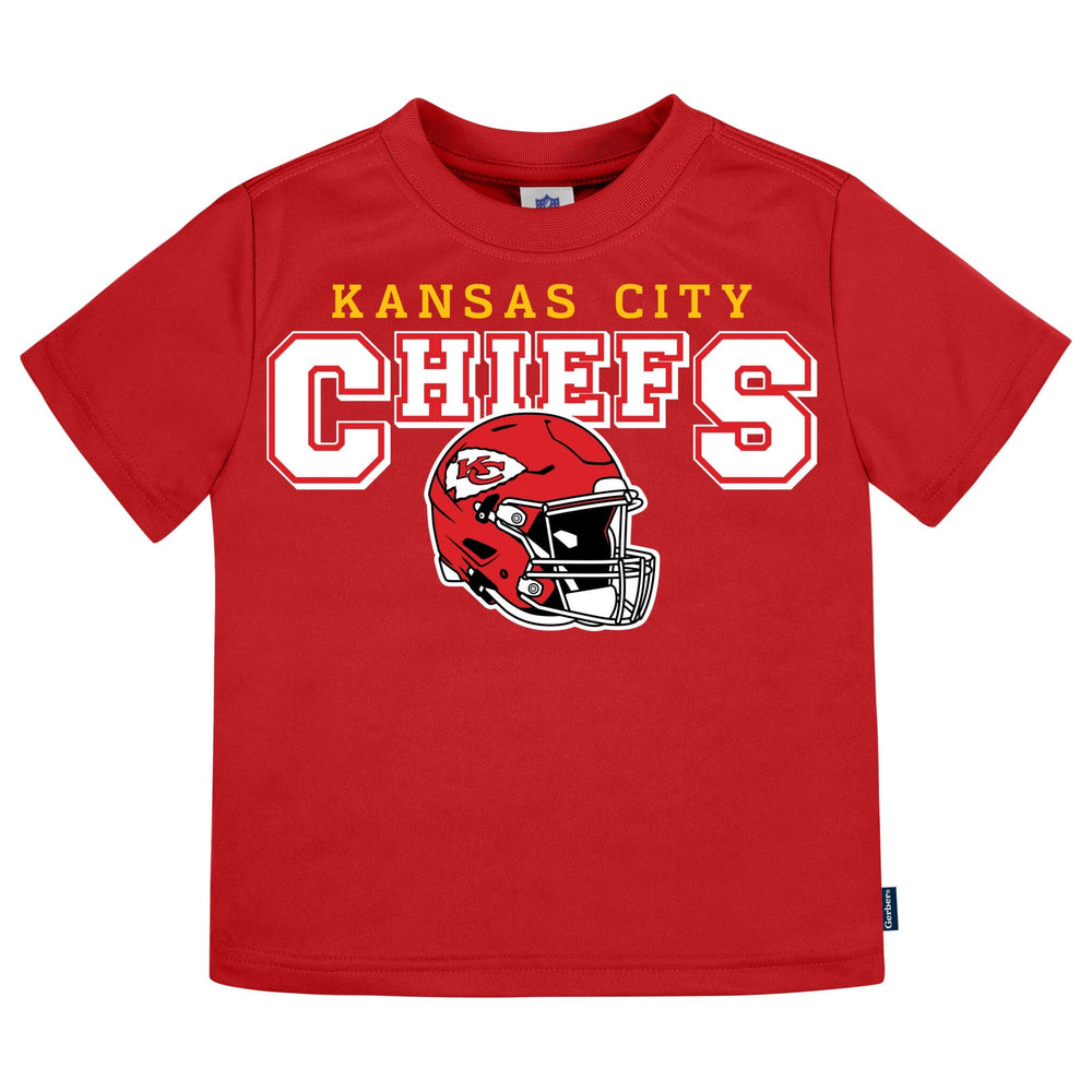 3-Piece Infant & Toddler Neutral Kansas City Chiefs T-Shirts Tops NFL 