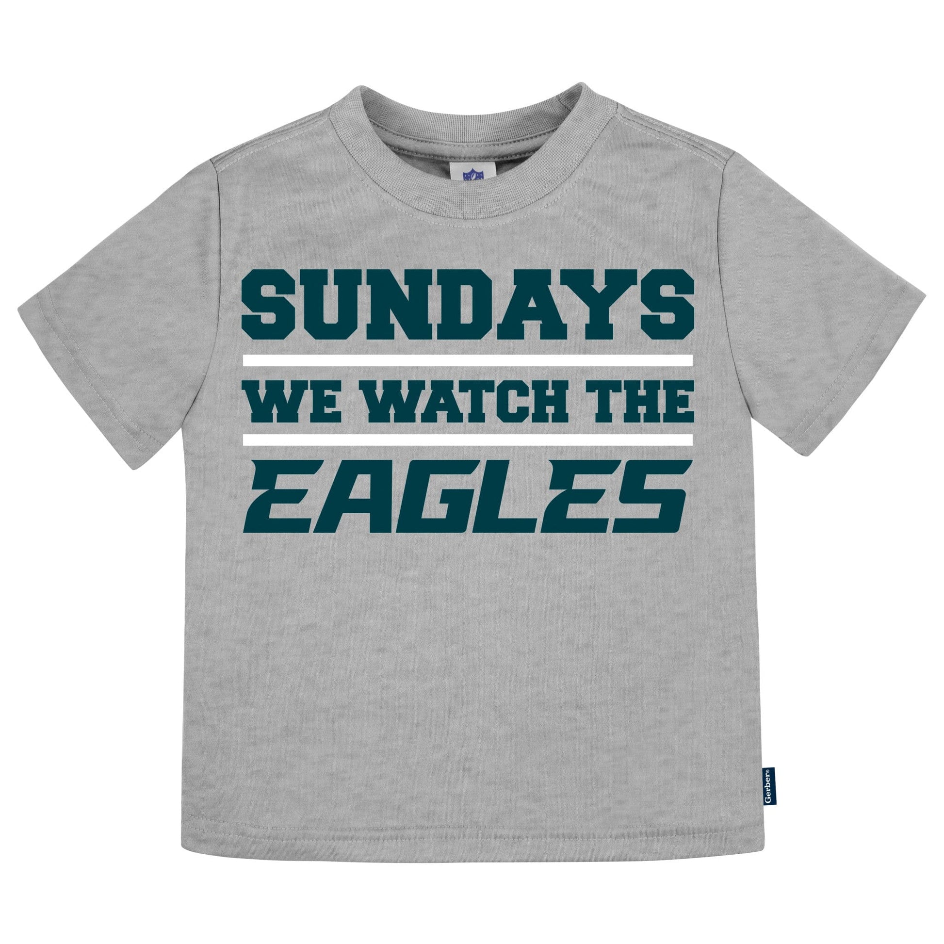 3-Piece Infant & Toddler Neutral Philidelphia Eagles T-Shirts Tops NFL 
