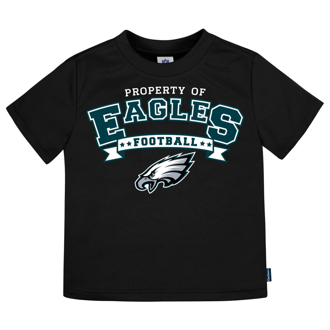 3-Piece Infant & Toddler Neutral Philidelphia Eagles T-Shirts Tops NFL 