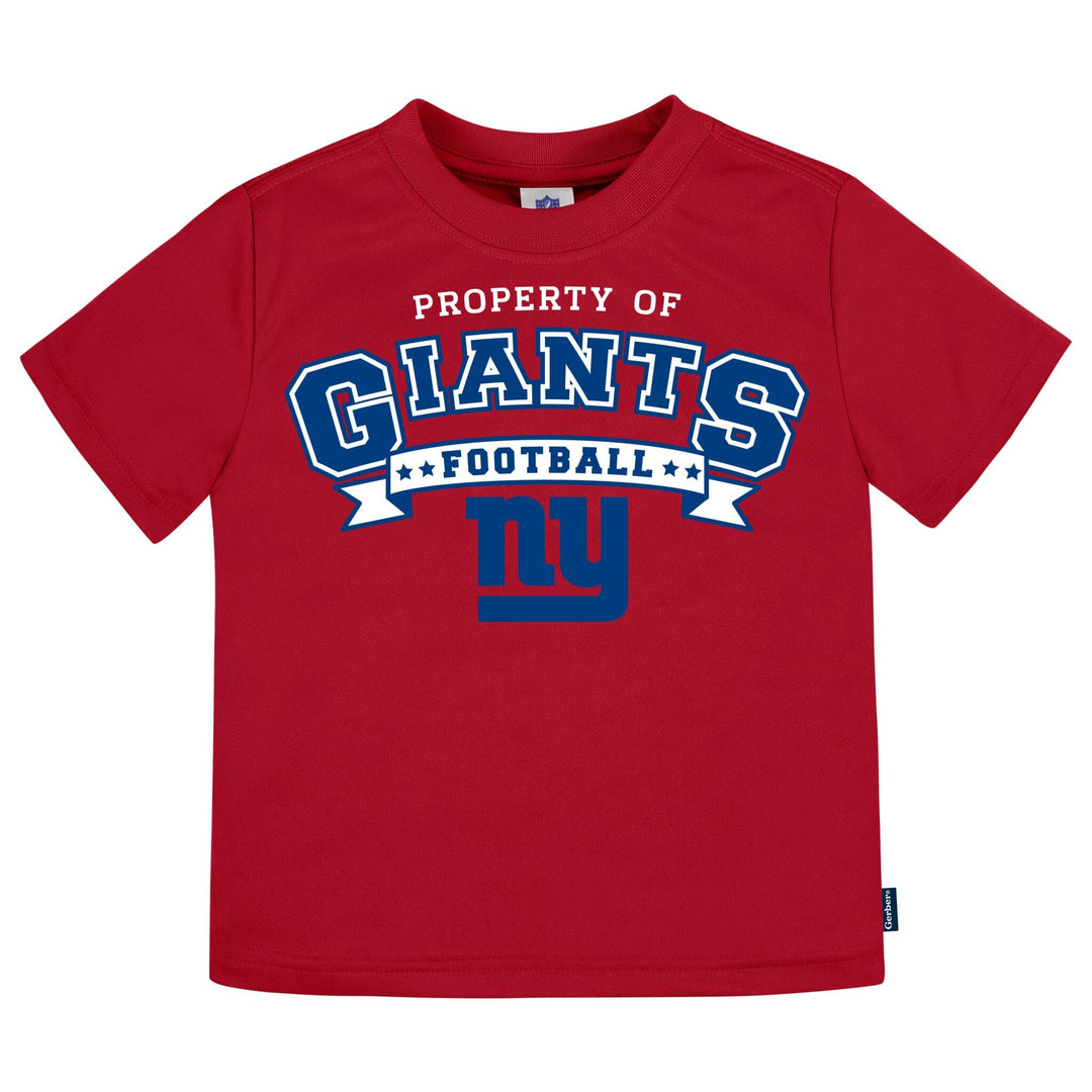 3-Piece Infant Toddler Neutral New York Giants T-Shirts – Gerber