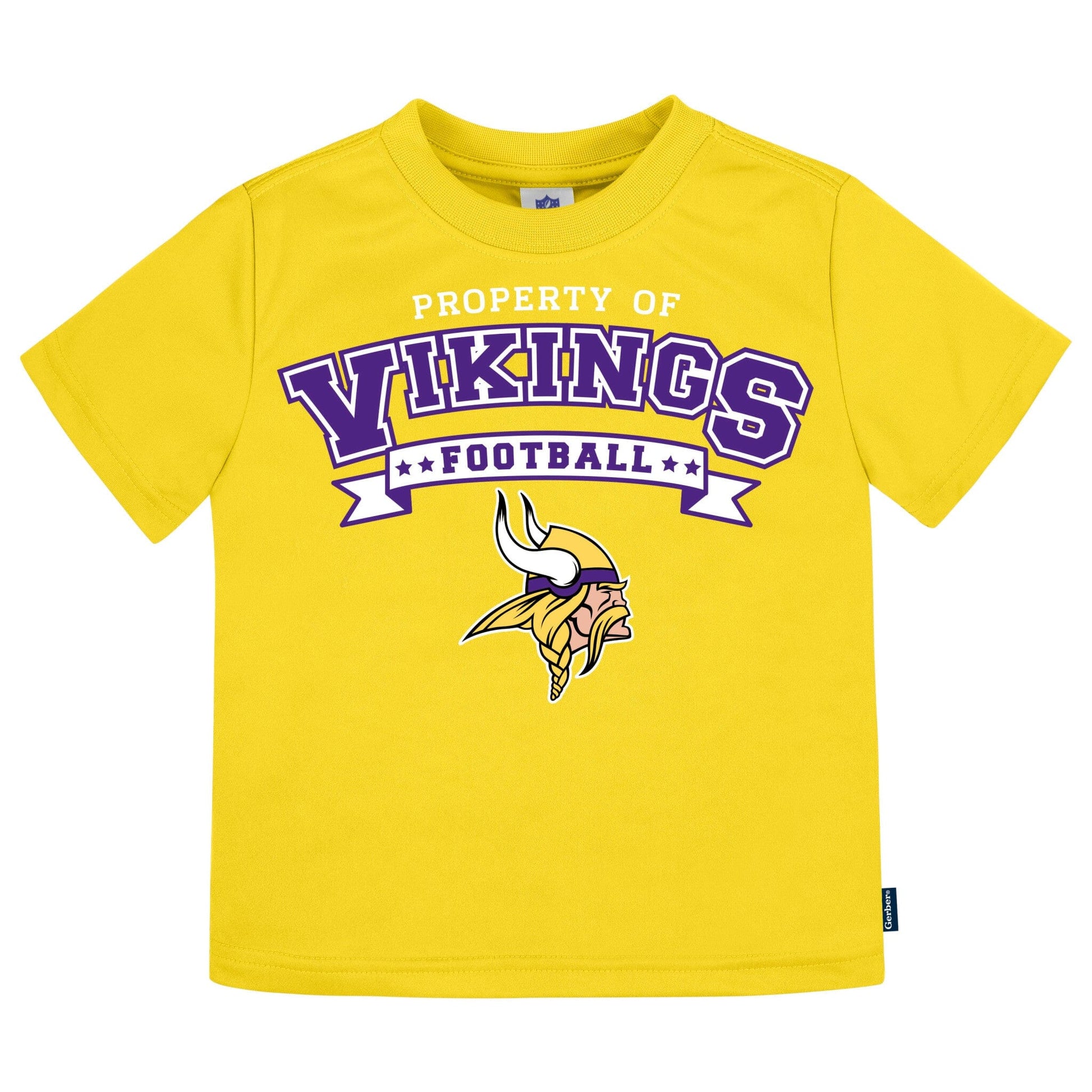 3-Piece Infant & Toddler Neutral Minnesota Vikings T-Shirts Tops NFL 
