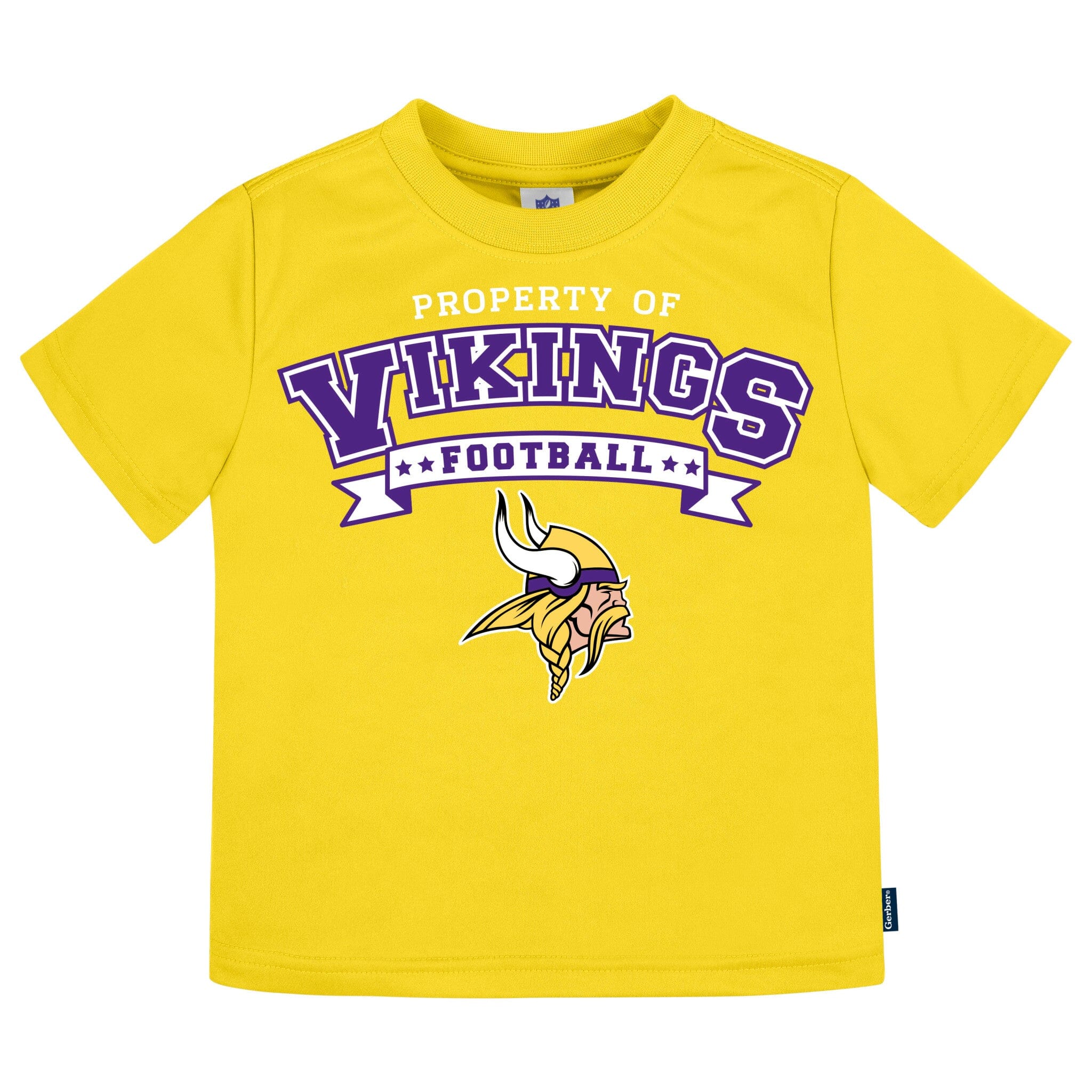 3-Piece Infant & Toddler Neutral Minnesota Vikings T-Shirts Tops NFL 