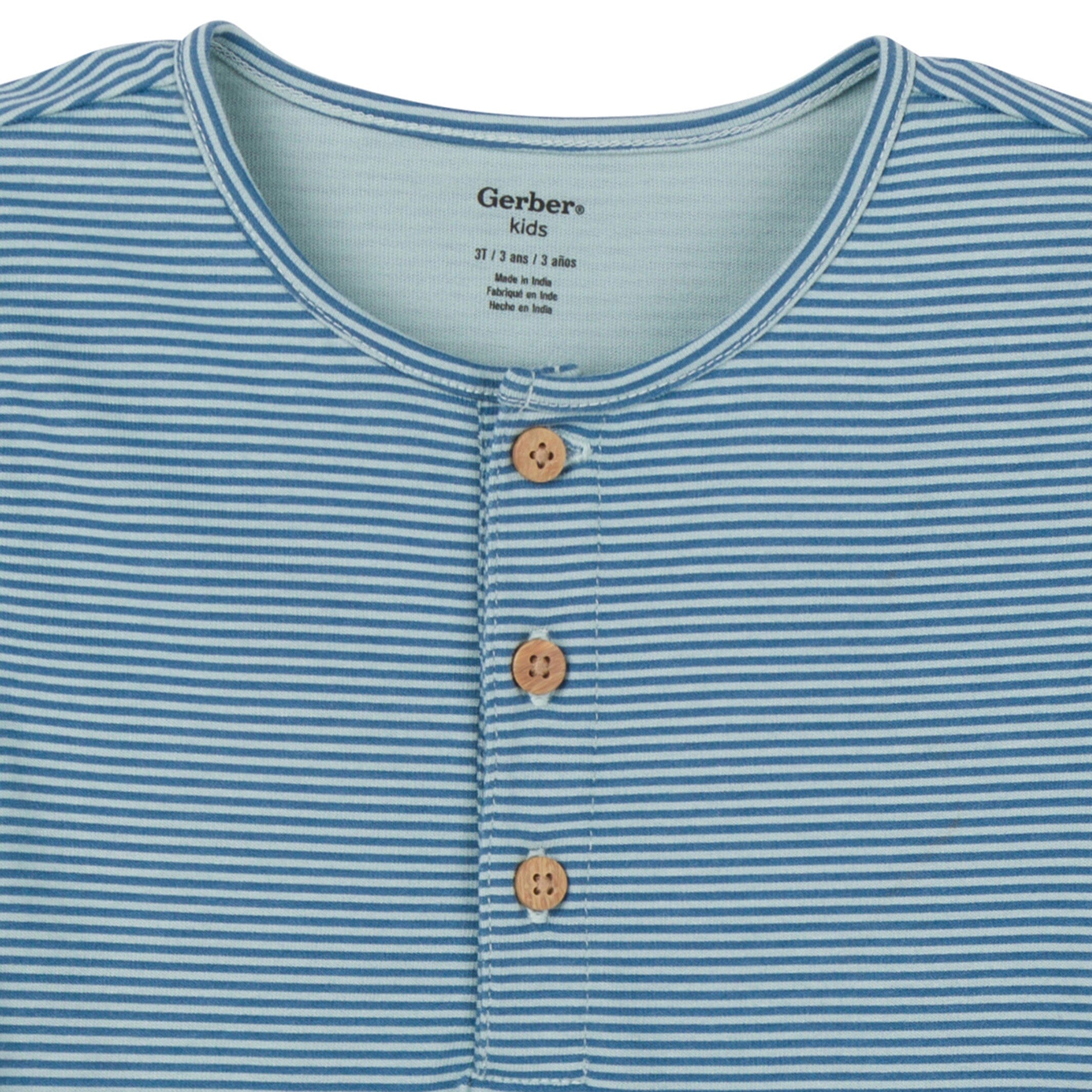 3-Piece Toddler Girls Blue Tunics and Leggings