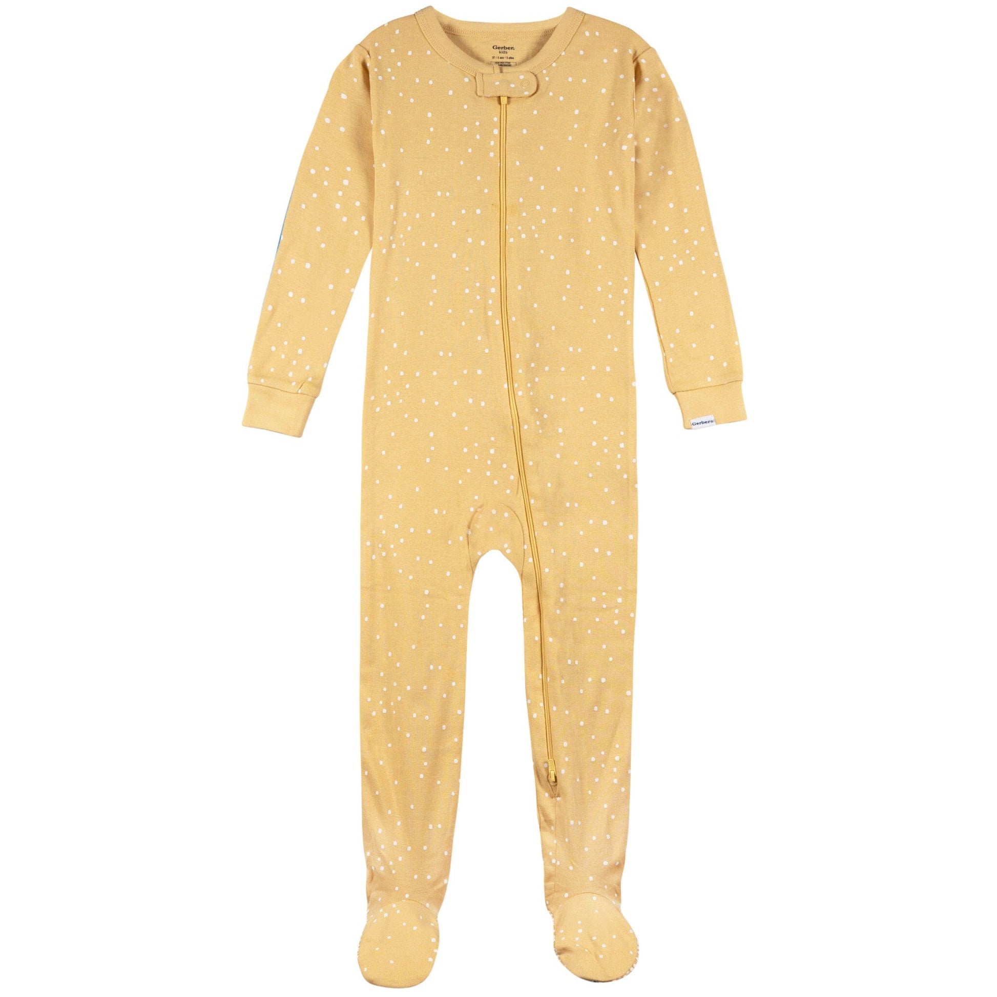 4-Pack Baby & Toddler Neutral Safari Snug Fit Footed Pajamas
