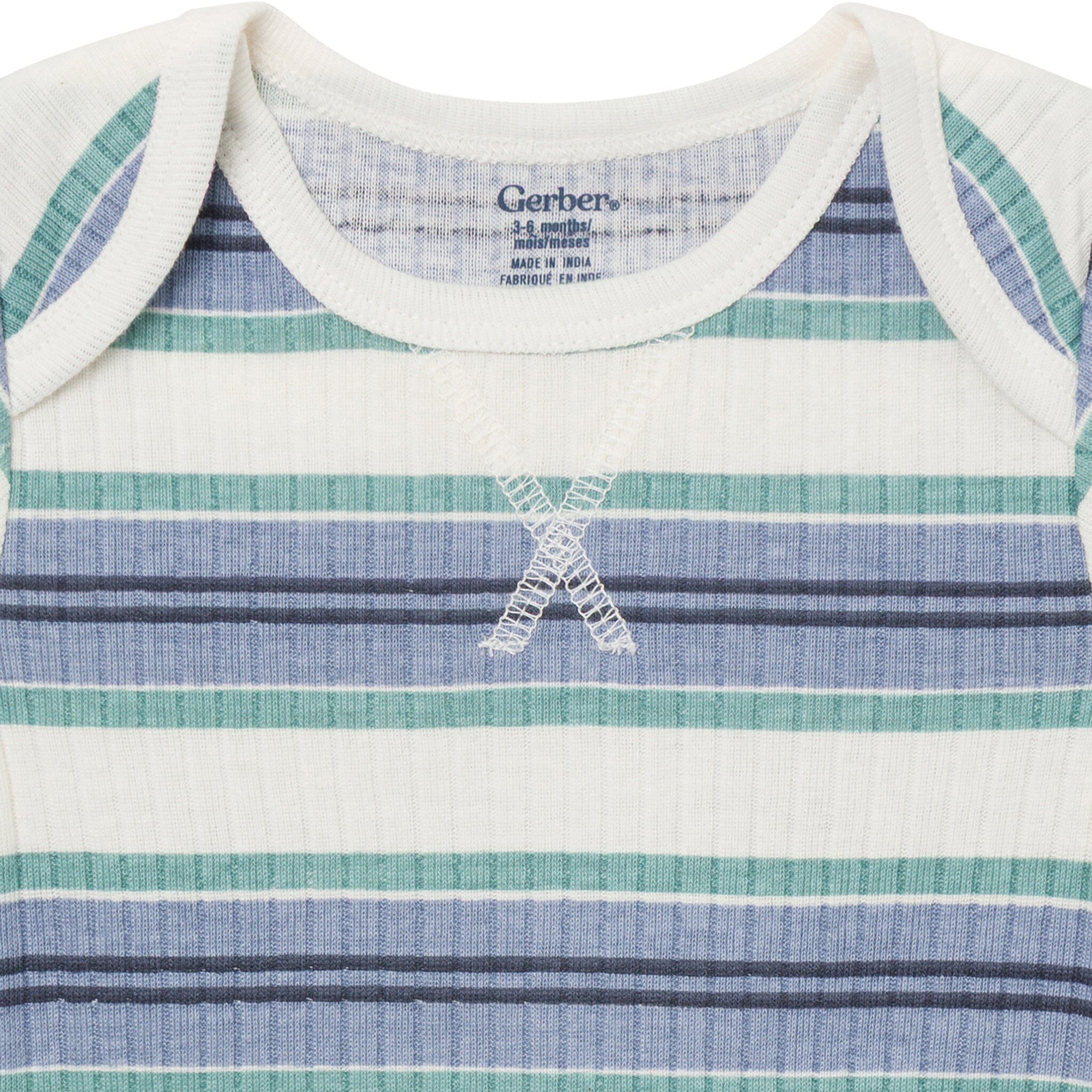 4-Pack Baby Boys Catch Me Fishing Short Sleeve Bodysuits onesies Gerber® 