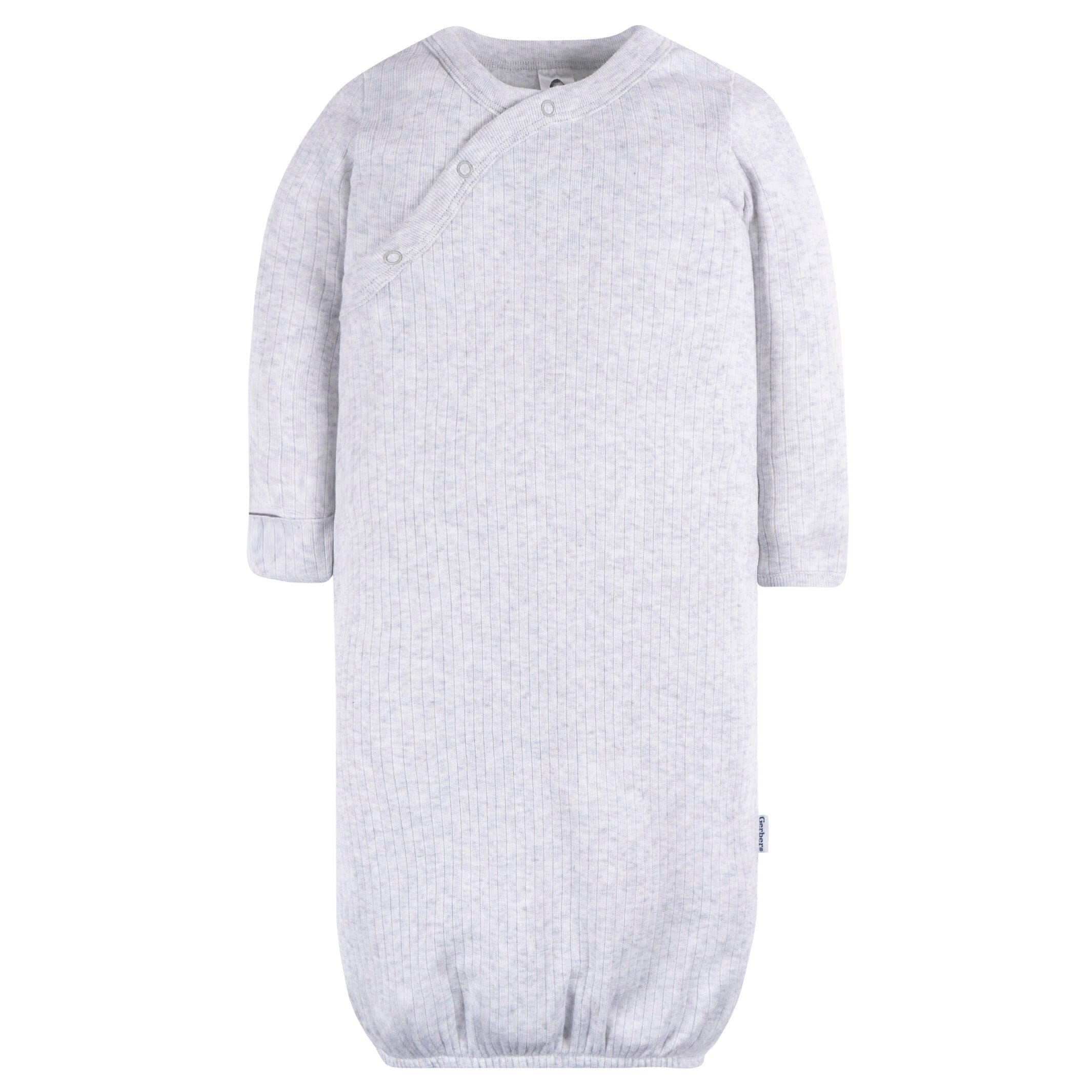 4-Pack Baby Boys Grey Coastal Gowns