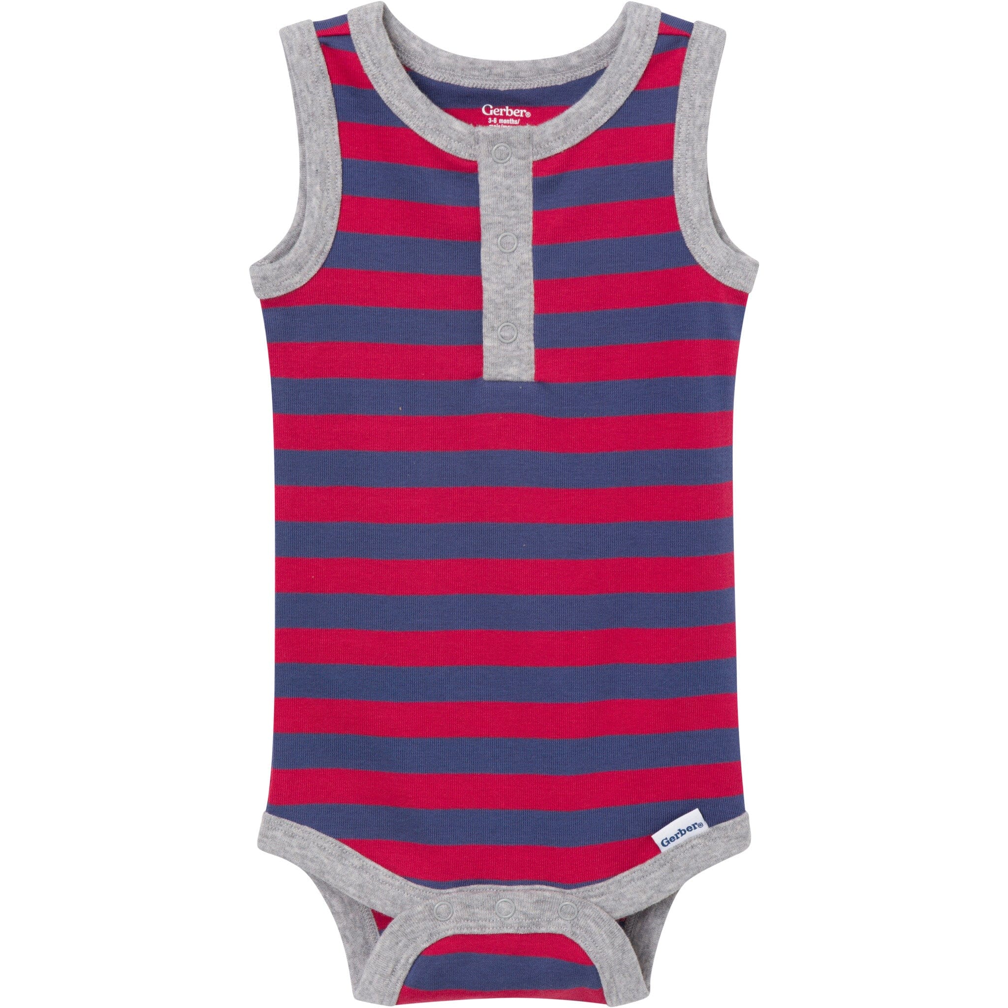 4-Pack Baby Boys Stars & Stripes Sleeveless Bodysuits onesies Gerber® 