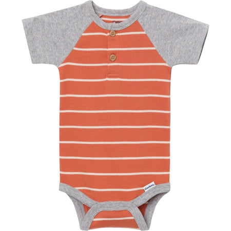 4-Pack Baby Boys Trucks & Dogs Short Sleeve Bodysuits