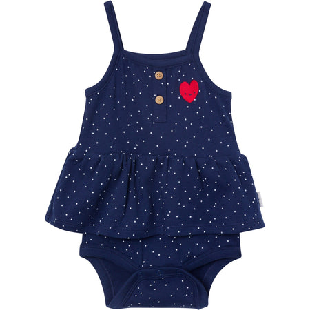 4-Pack Baby Girls Americana Sleeveless Bodysuits