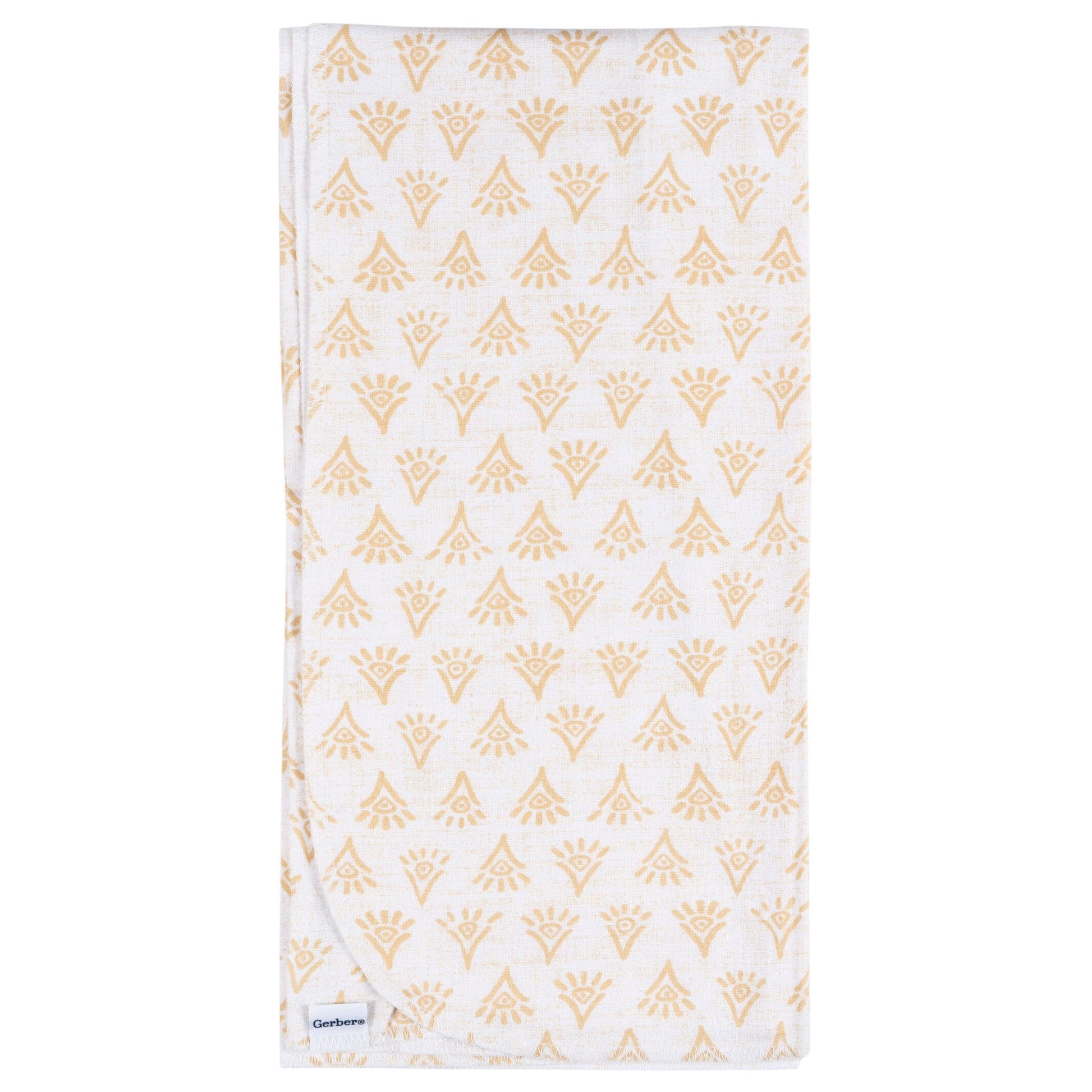 4-Pack Baby Girls Animal Geo Flannel Blankets