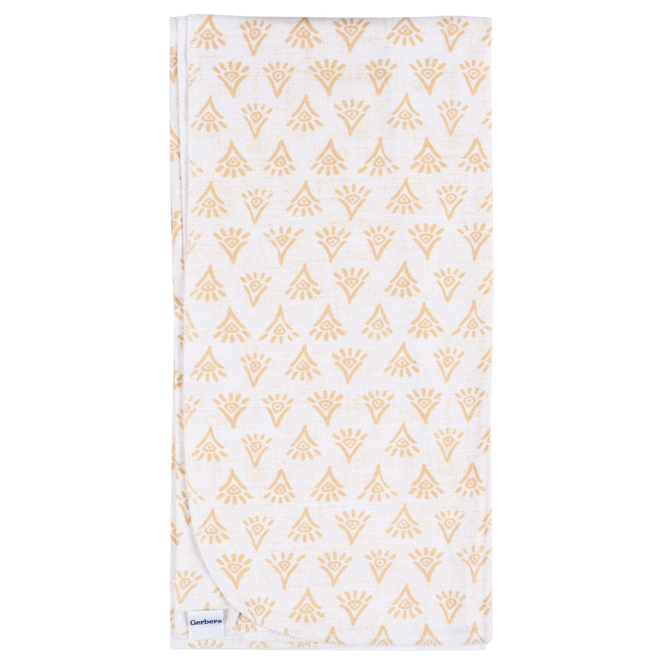 4-Pack Baby Girls Animal Geo Flannel Blankets