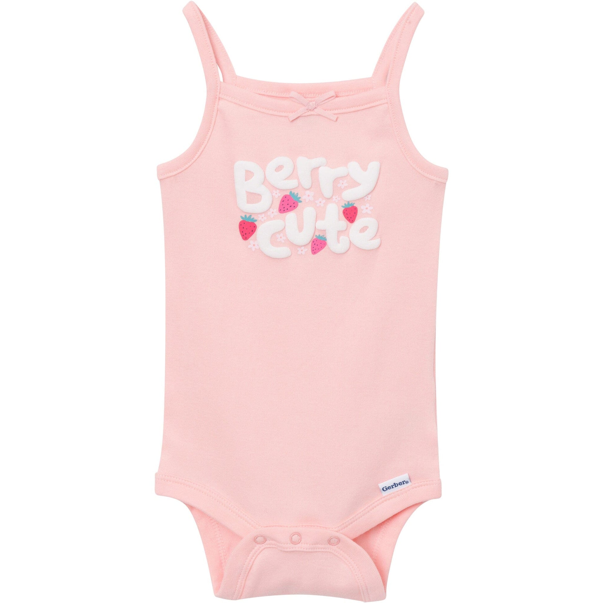 4-Pack Baby Girls Berries Sleeveless Bodysuits onesies Gerber® 