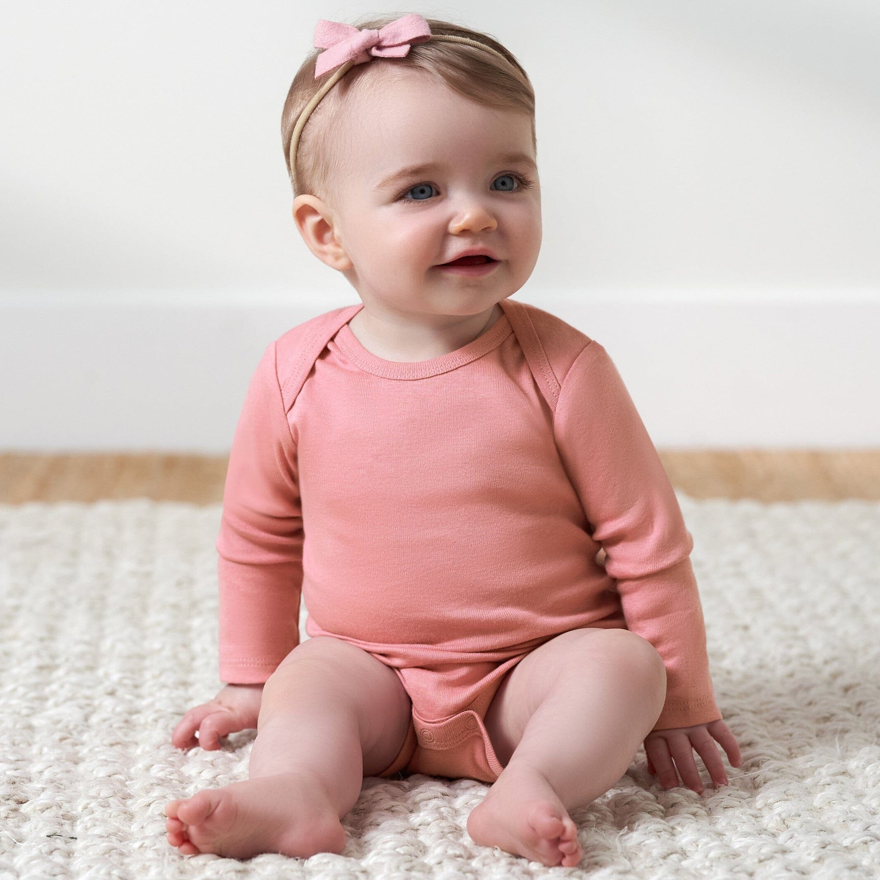 4-Pack Baby Neutral Blue/ Pink Long Sleeve Onesies® Bodysuits – Gerber ...