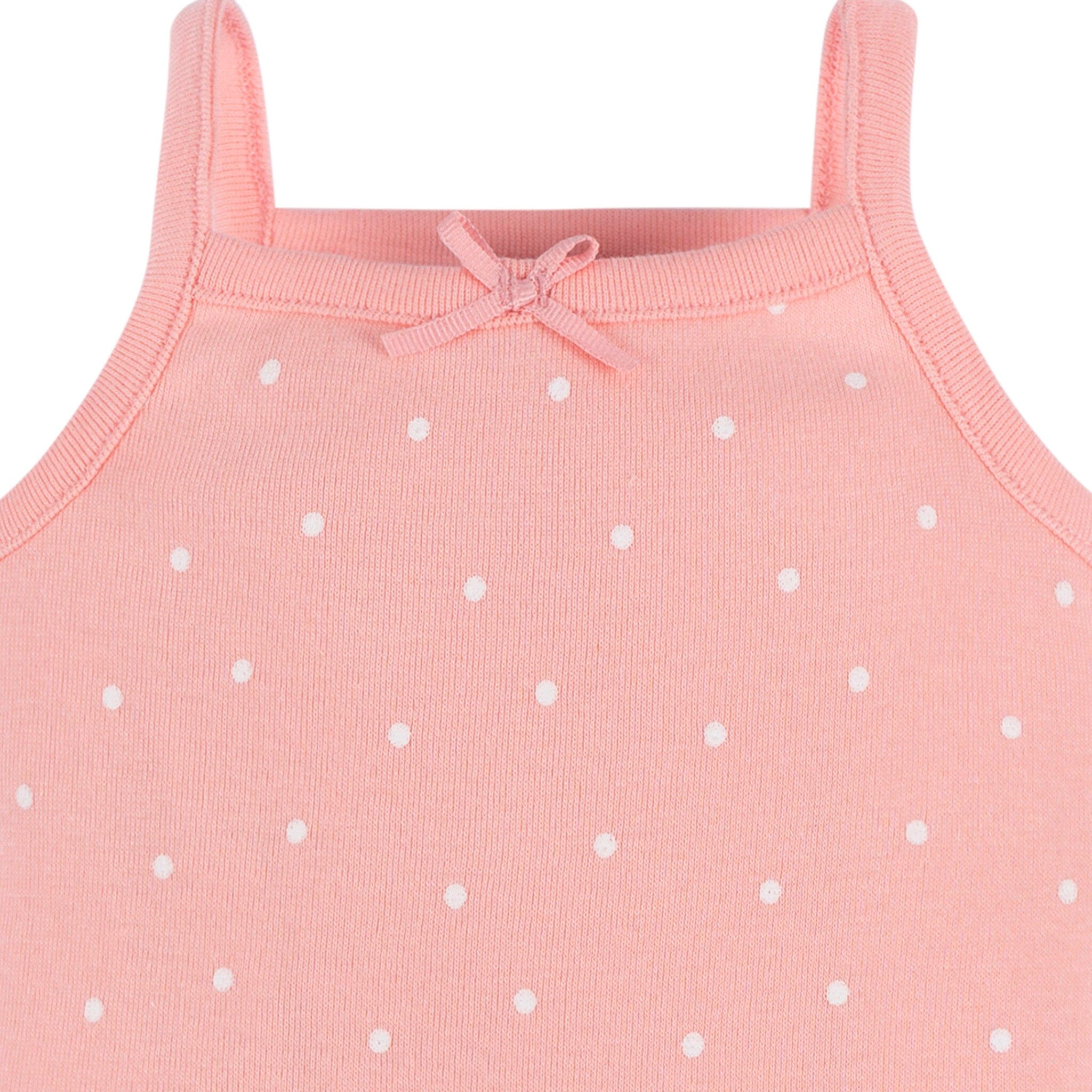 4-Pack Baby Girls Pink Flamingo Sleeveless Onesies® Bodysuits