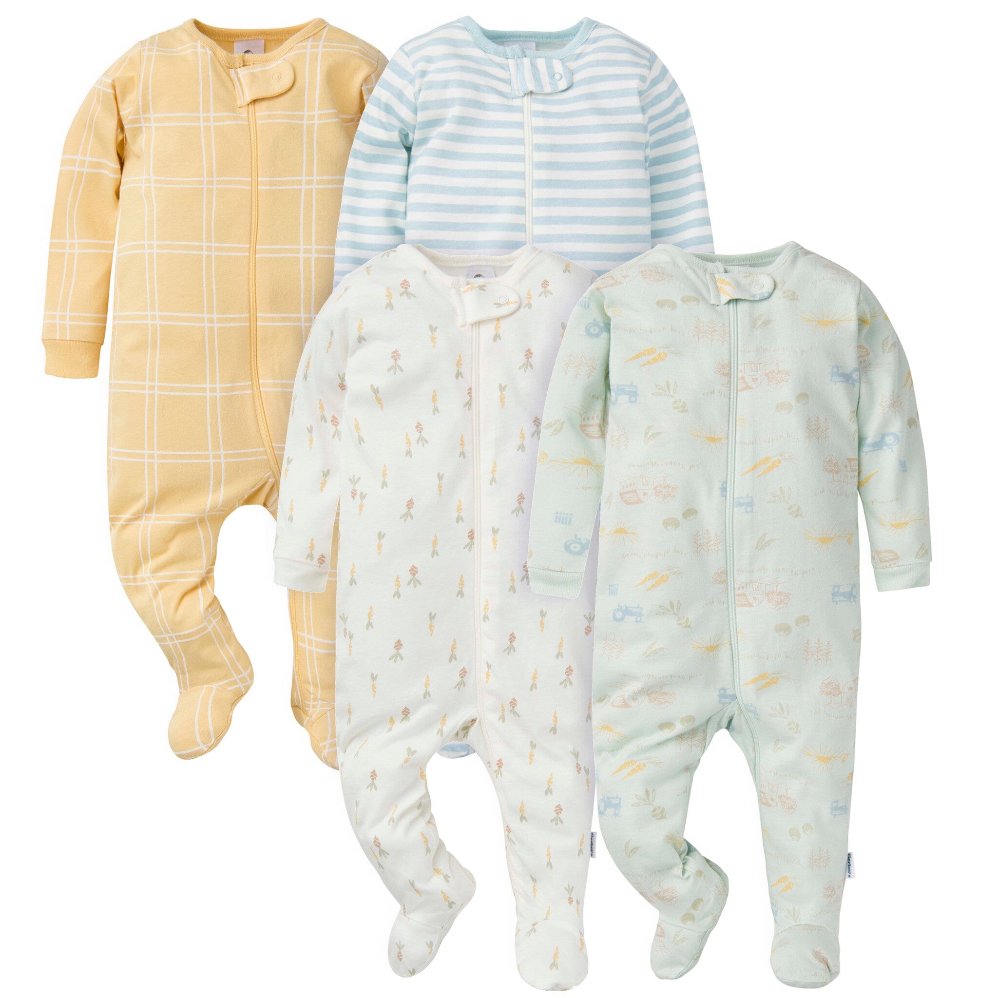 4-Pack Baby Neutral Farm Sleep 'N Plays