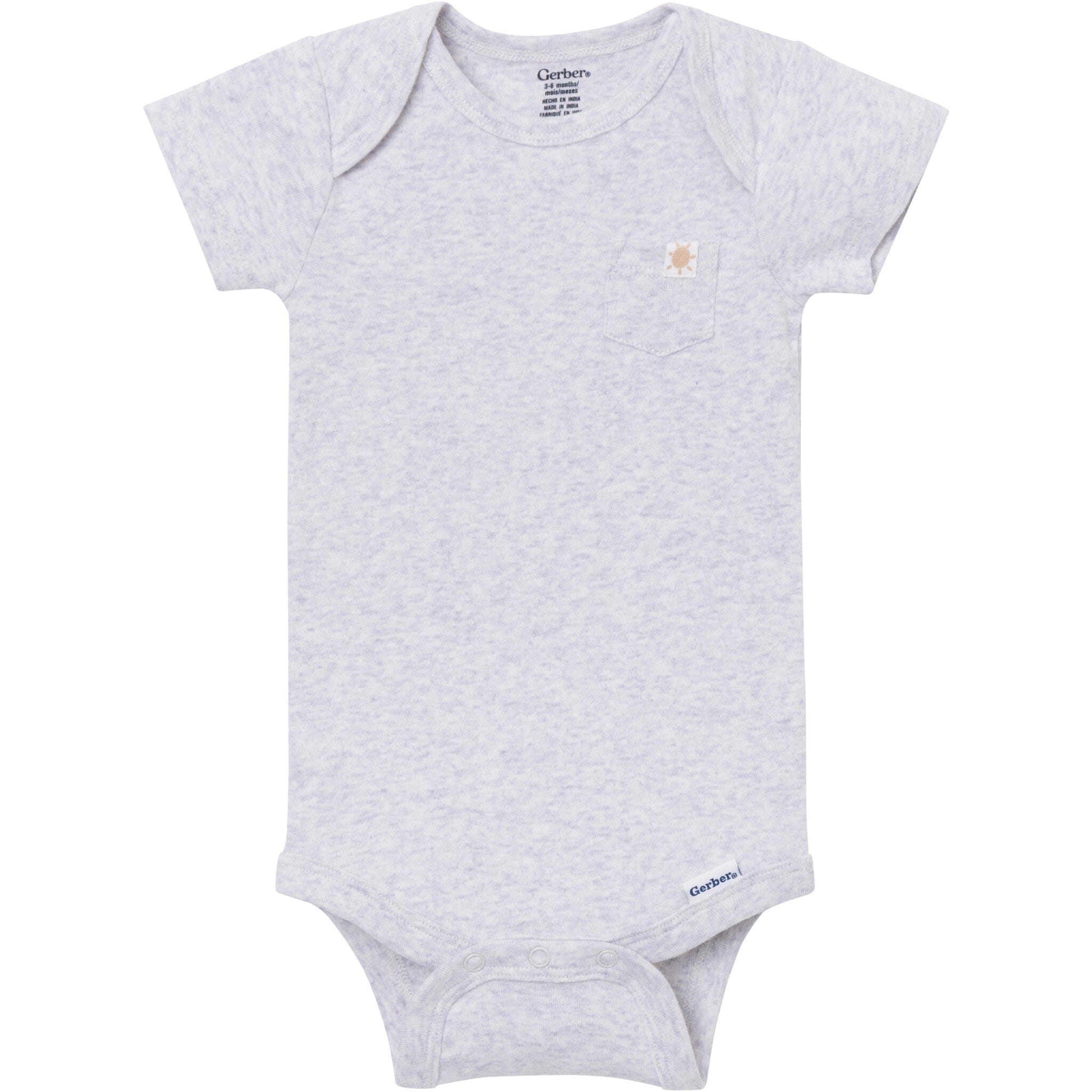 4-Pack Baby Neutral Sunny Day Kites Short Sleeve Bodysuits onesies Gerber® 