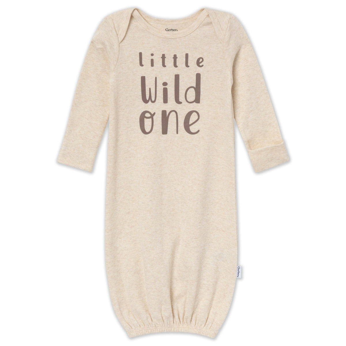 4-Pack Baby Neutral Wild One Gowns Gerber® 