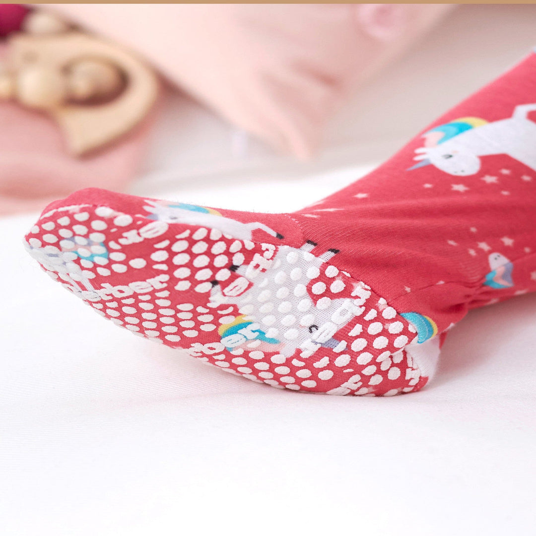 4-Pack Baby Girls Unicorn/Sunshine Snug Fit Pajamas