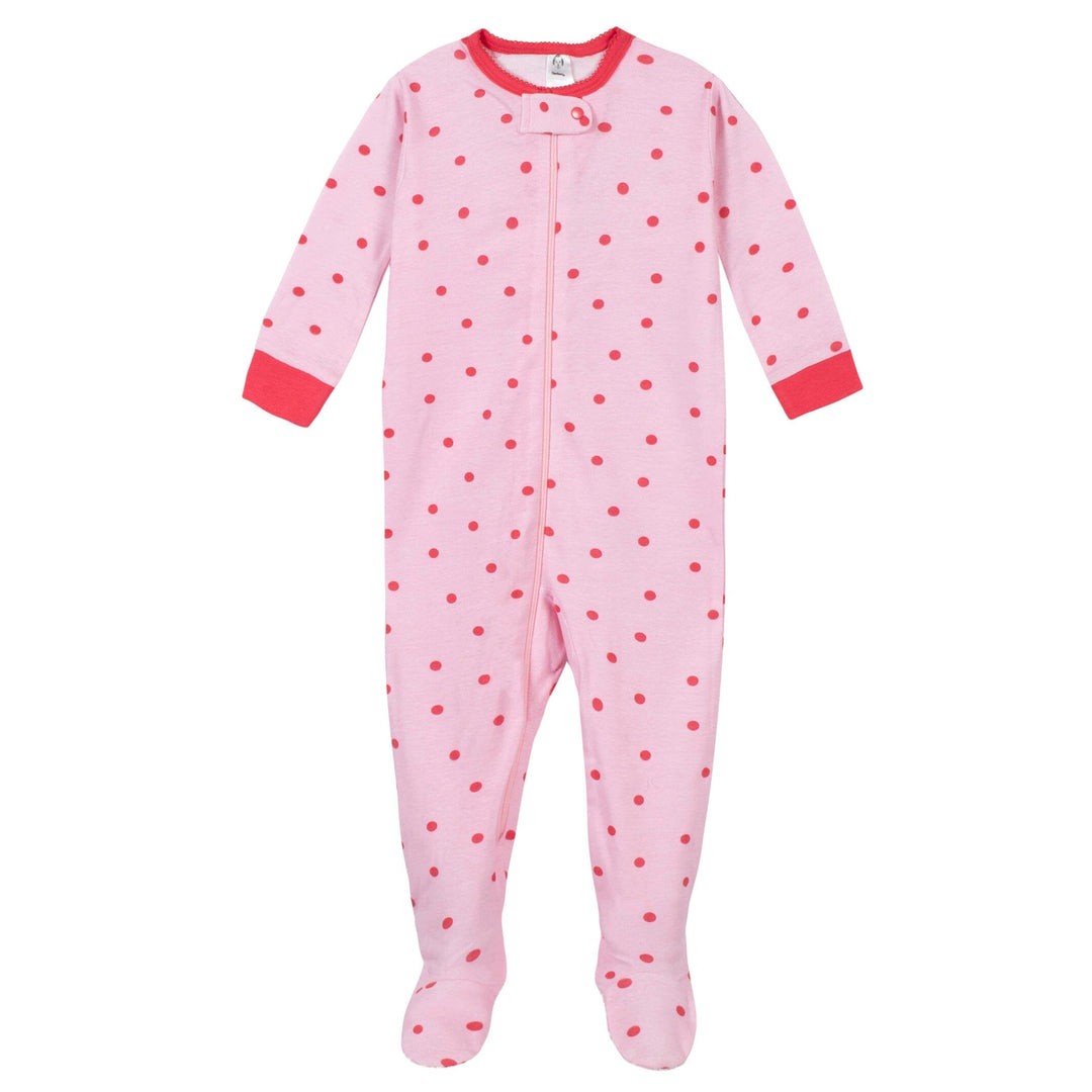 4-Pack Baby Girls Unicorn/Sunshine Snug Fit Pajamas