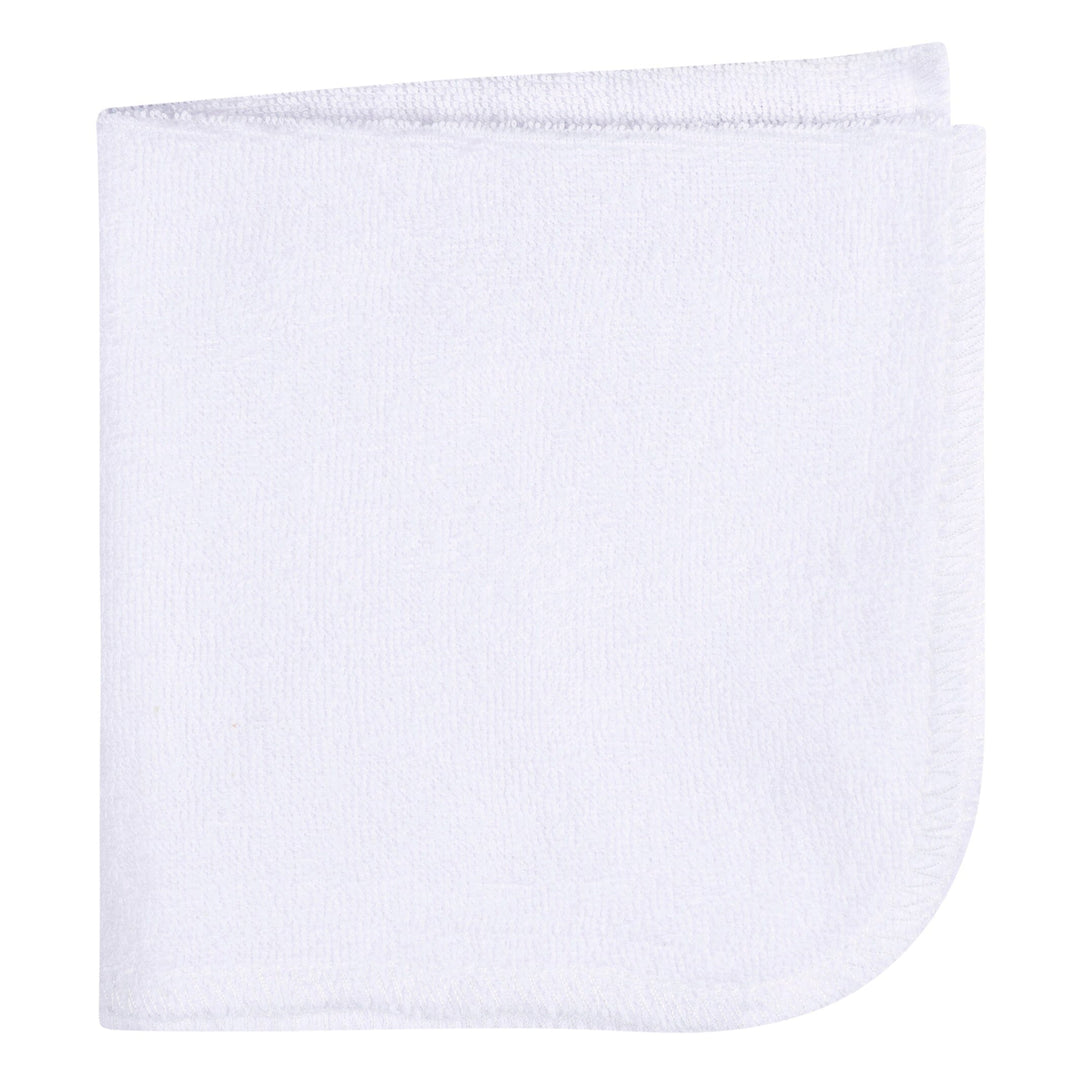 4-Piece Baby Boys Blue Shark Towel & Washcloths