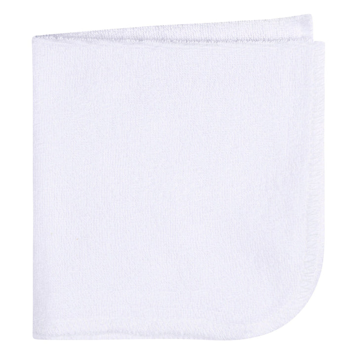 4-Piece Baby Boys Charcoal Dino Towel & Washcloths