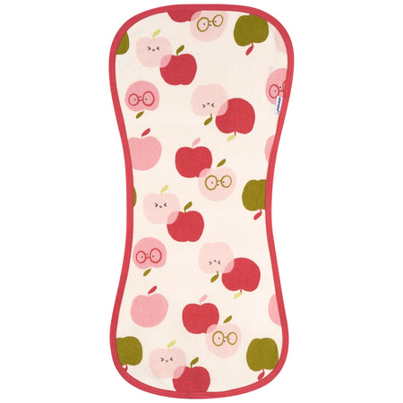 4-Pack Baby Girls Apples Burp Cloths