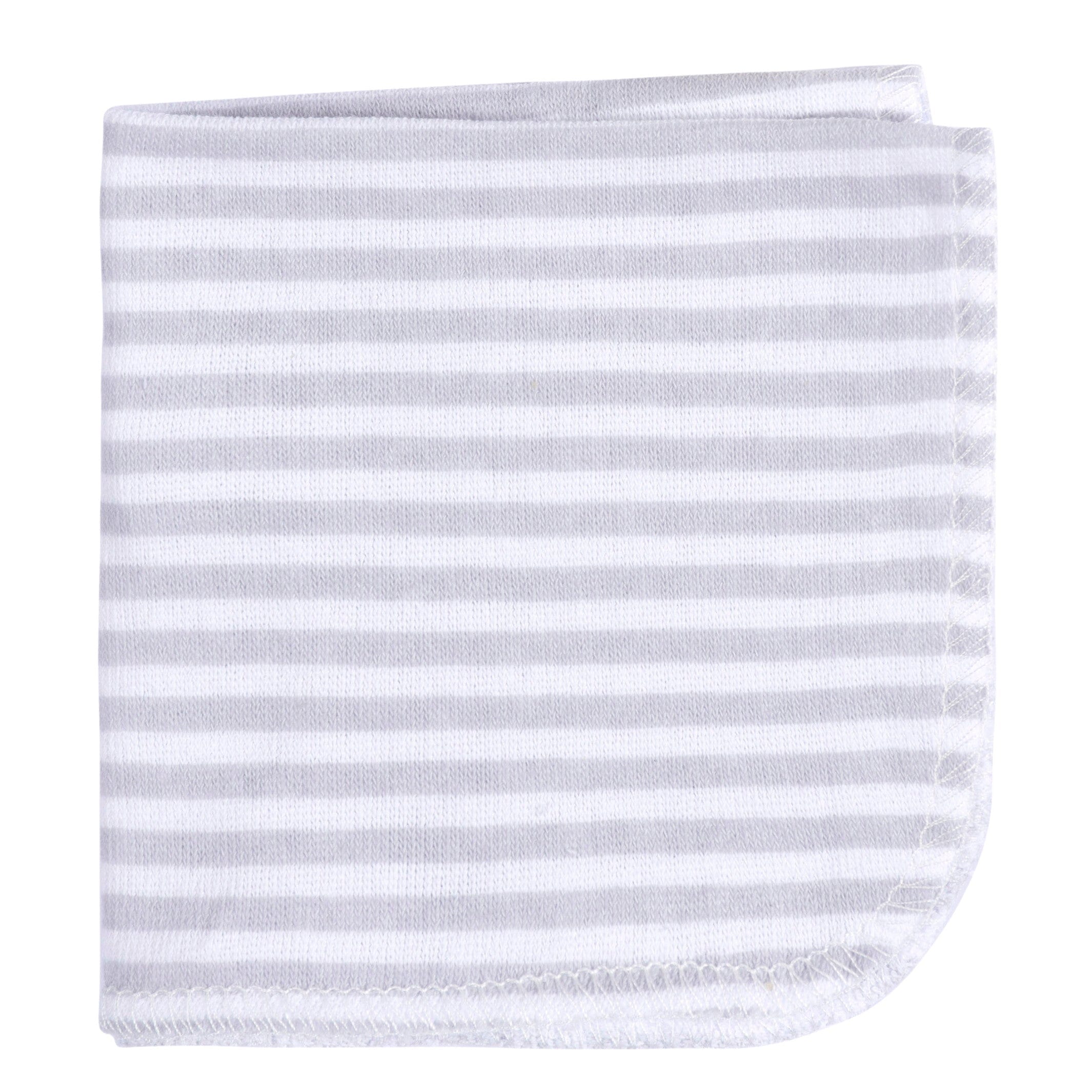4-Piece Baby Neutral Grey Elephant Towel & Washcloths