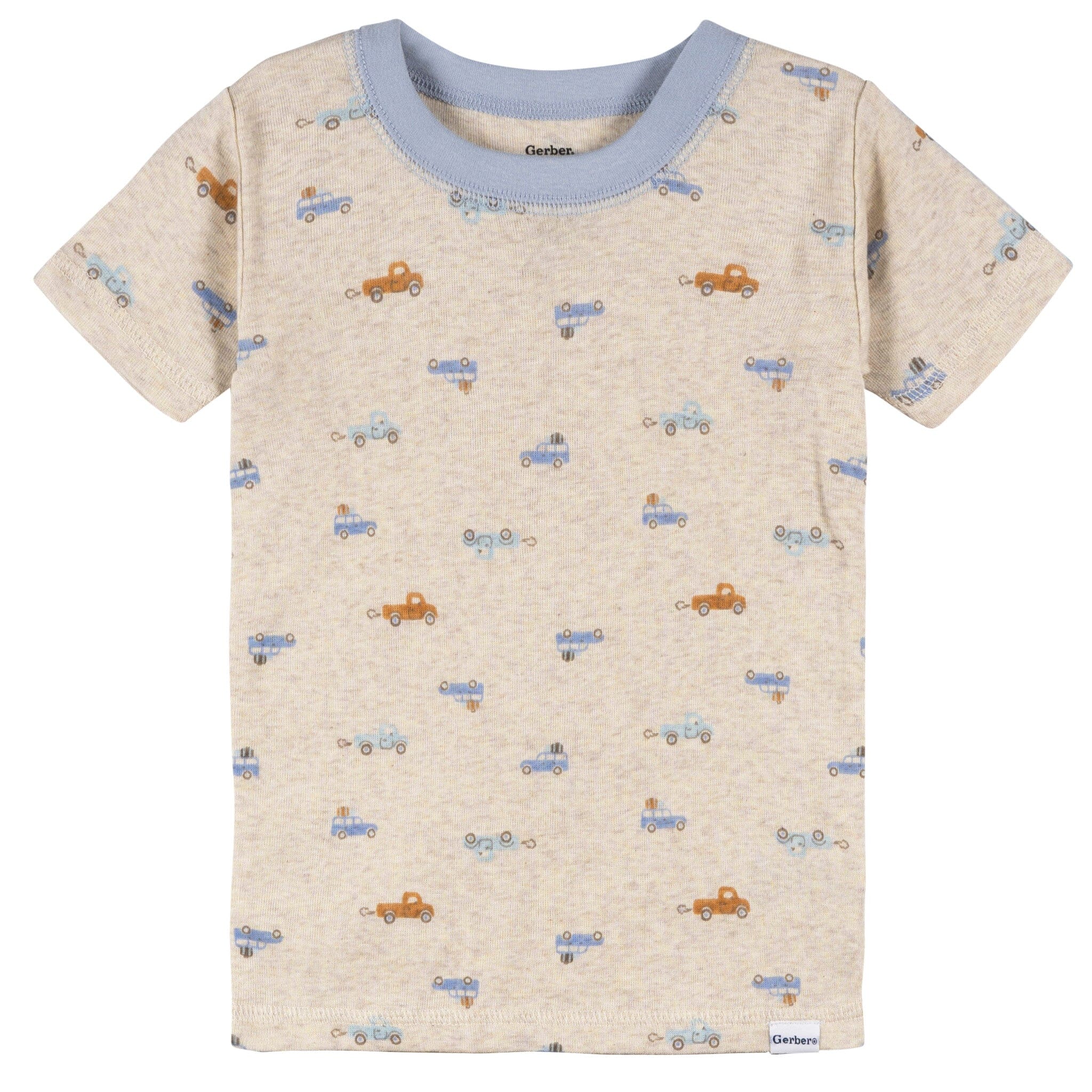 4-Piece Baby & Toddler Boys Cars Top and Shorts Sets