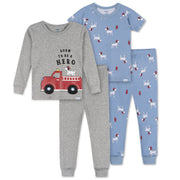 4-Piece Infant & Toddler Boys Hero Pajama Set sleepwear Gerber® 