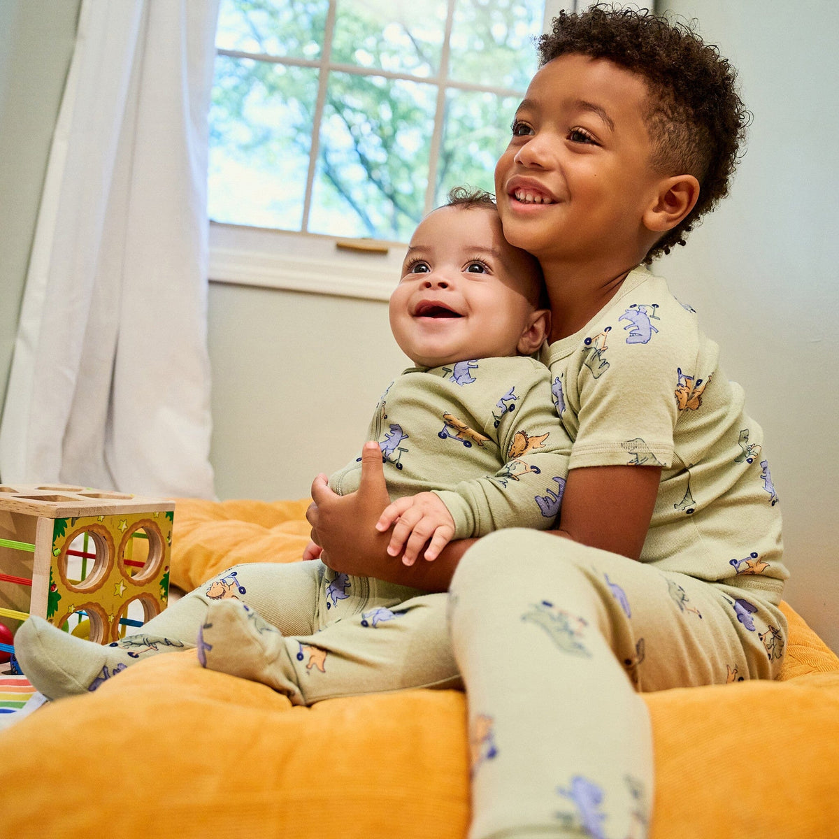 4-Piece Infant & Toddler Boys Dino Pajama Set sleepwear Gerber® 