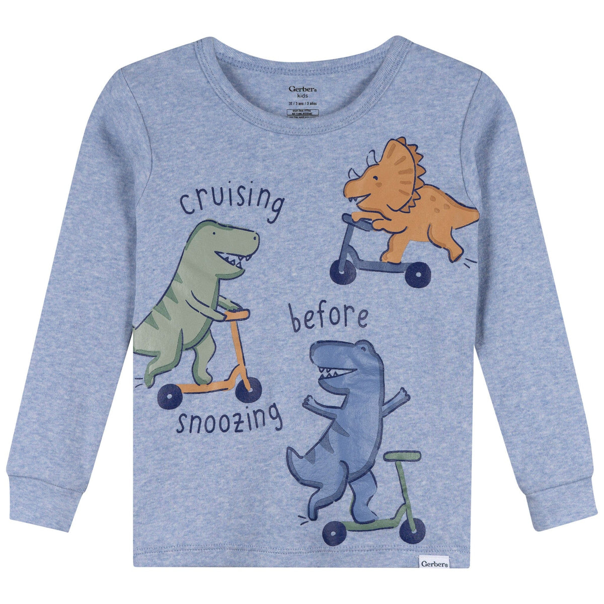 4-Piece Infant & Toddler Boys Dino Pajama Set sleepwear Gerber® 