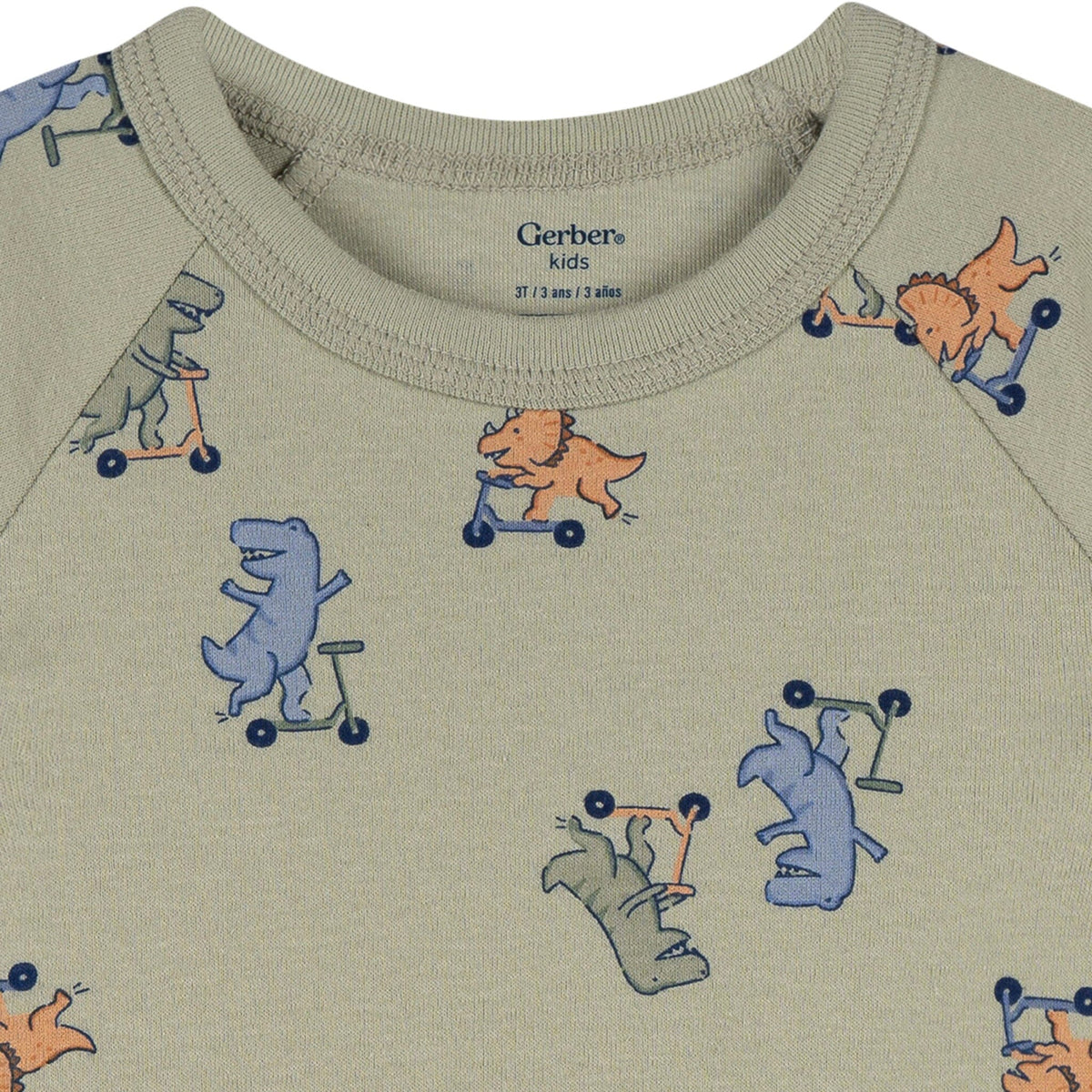 4-Piece Infant & Toddler Boys Dino Pajama Set sleepwear Gerber® 