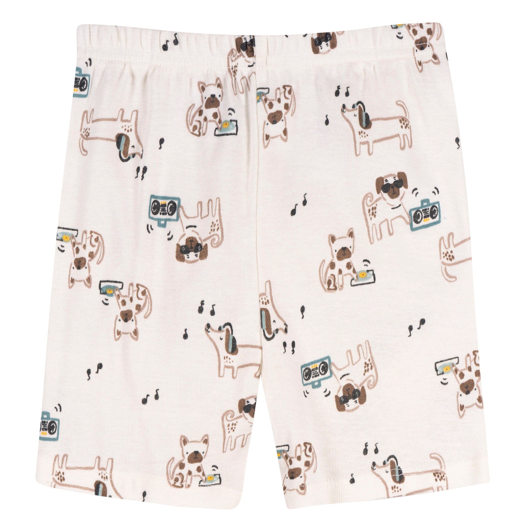 4-Piece Infant & Toddler Boys Musical Dog Cotton Pajama Short Set sleepwear Gerber® 