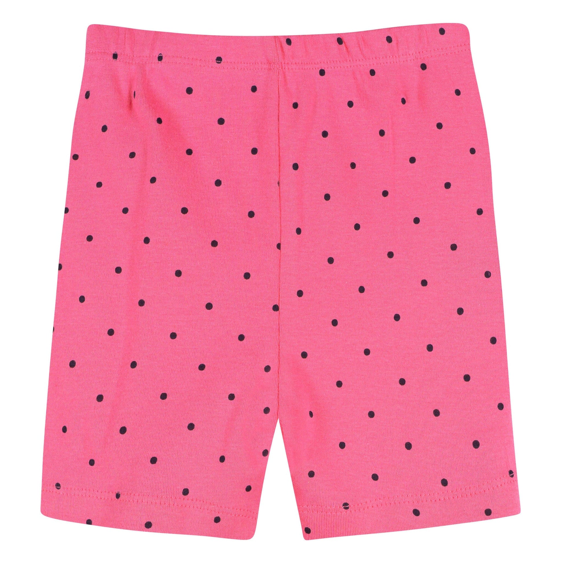 4-Piece Infant & Toddler Girls Pink and Green Strawberries Cotton Pajama Short Set sleepwear Gerber® 