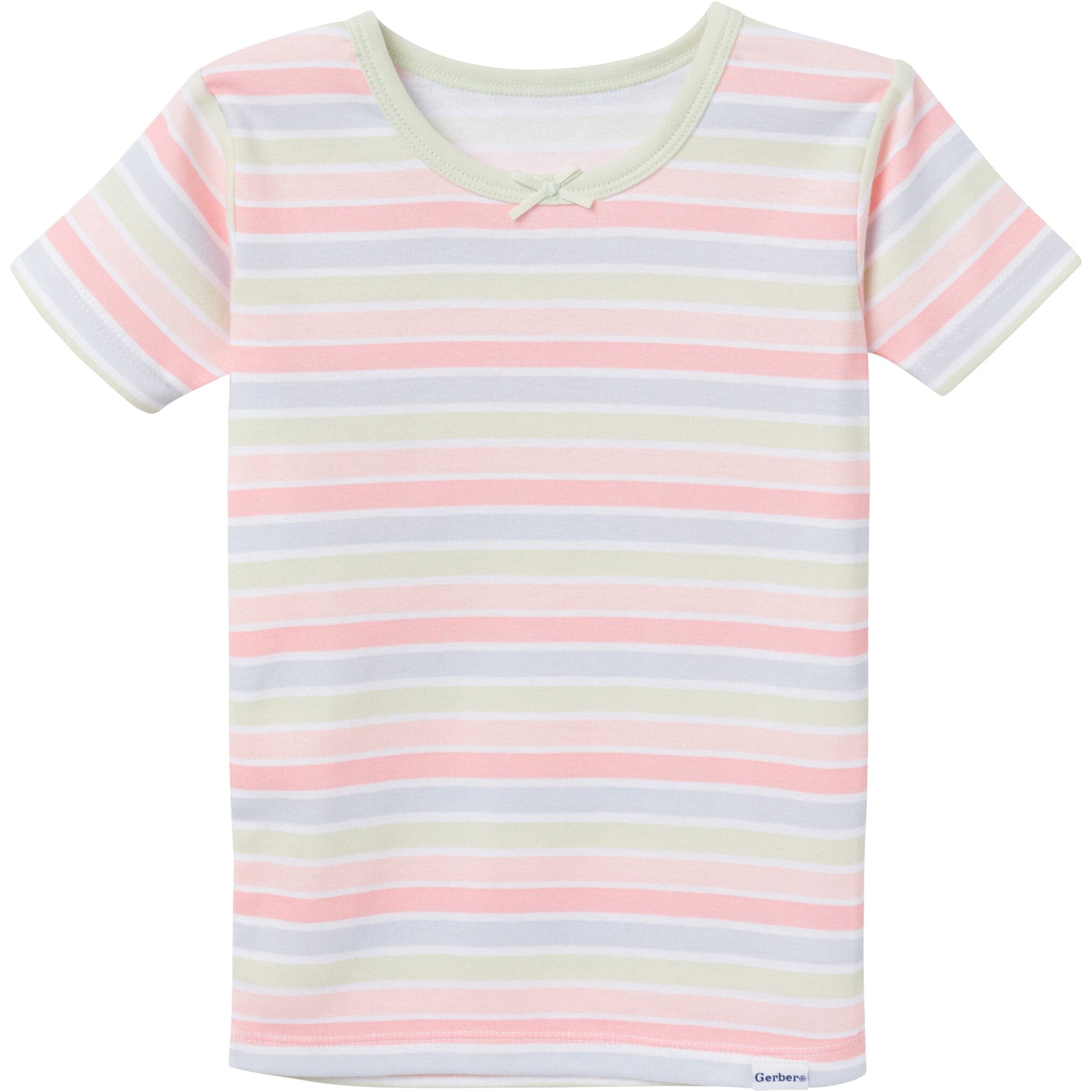 4-Piece Baby & Toddler Girls Stripe Top and Shorts Sets