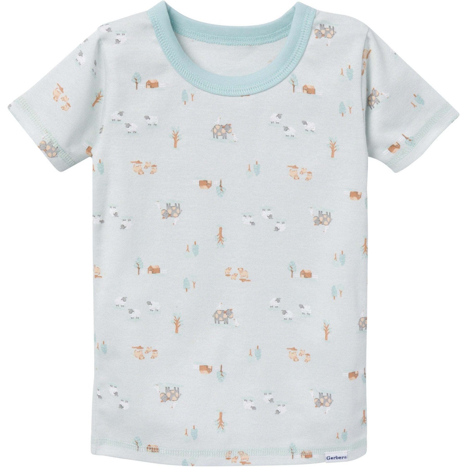 4-Piece Baby & Toddler Neutral Farm Tops and Pants Sets