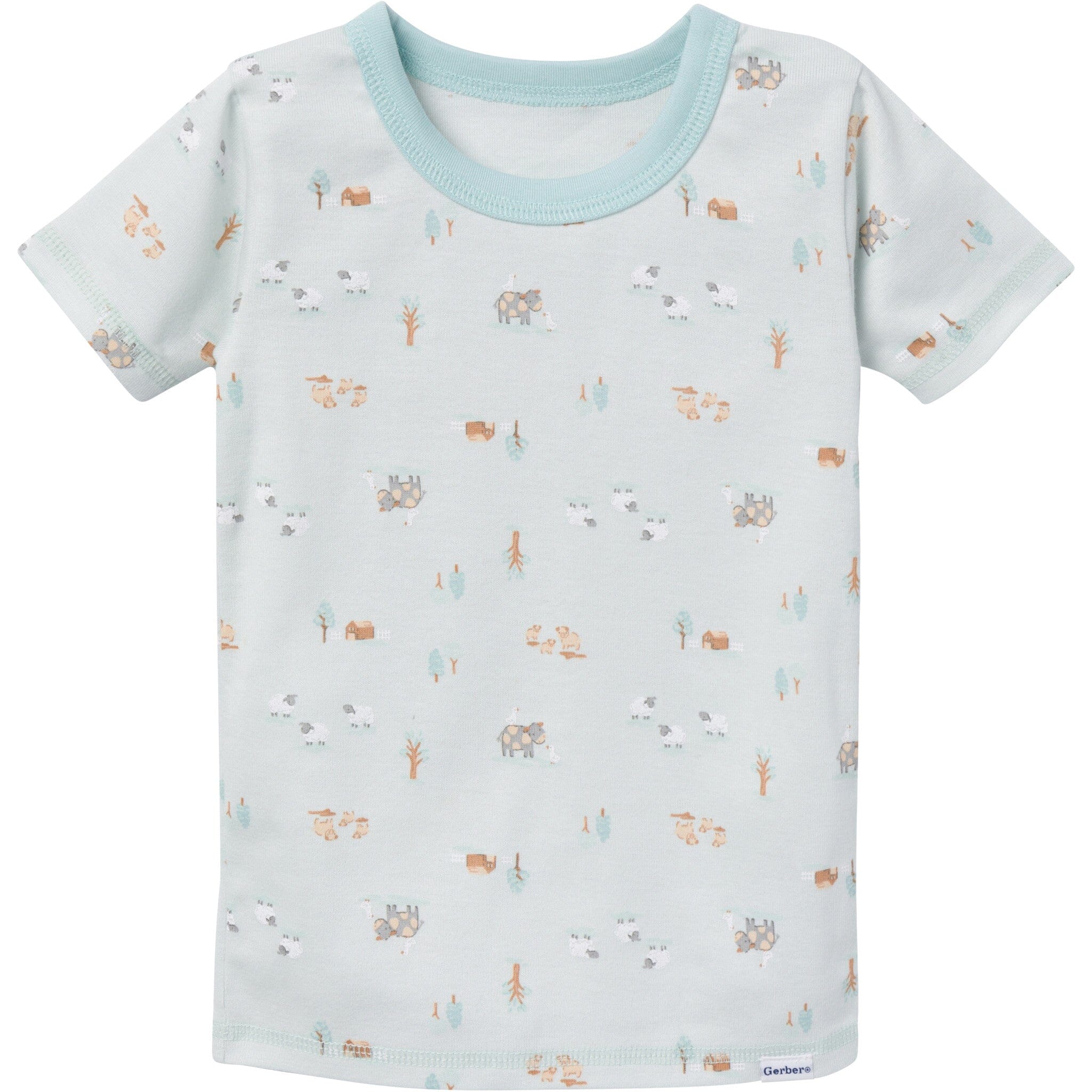 4-Piece Baby & Toddler Neutral Farm Tops and Pants Sets