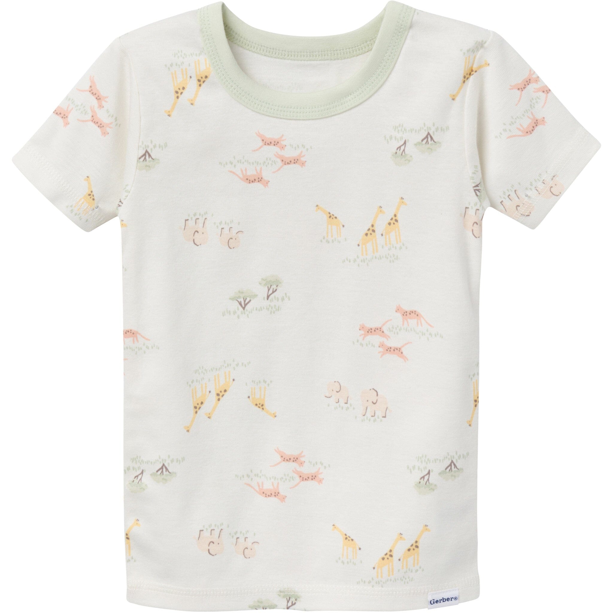 4-Piece Baby & Toddler Neutral Safari Tops and Pants Sets