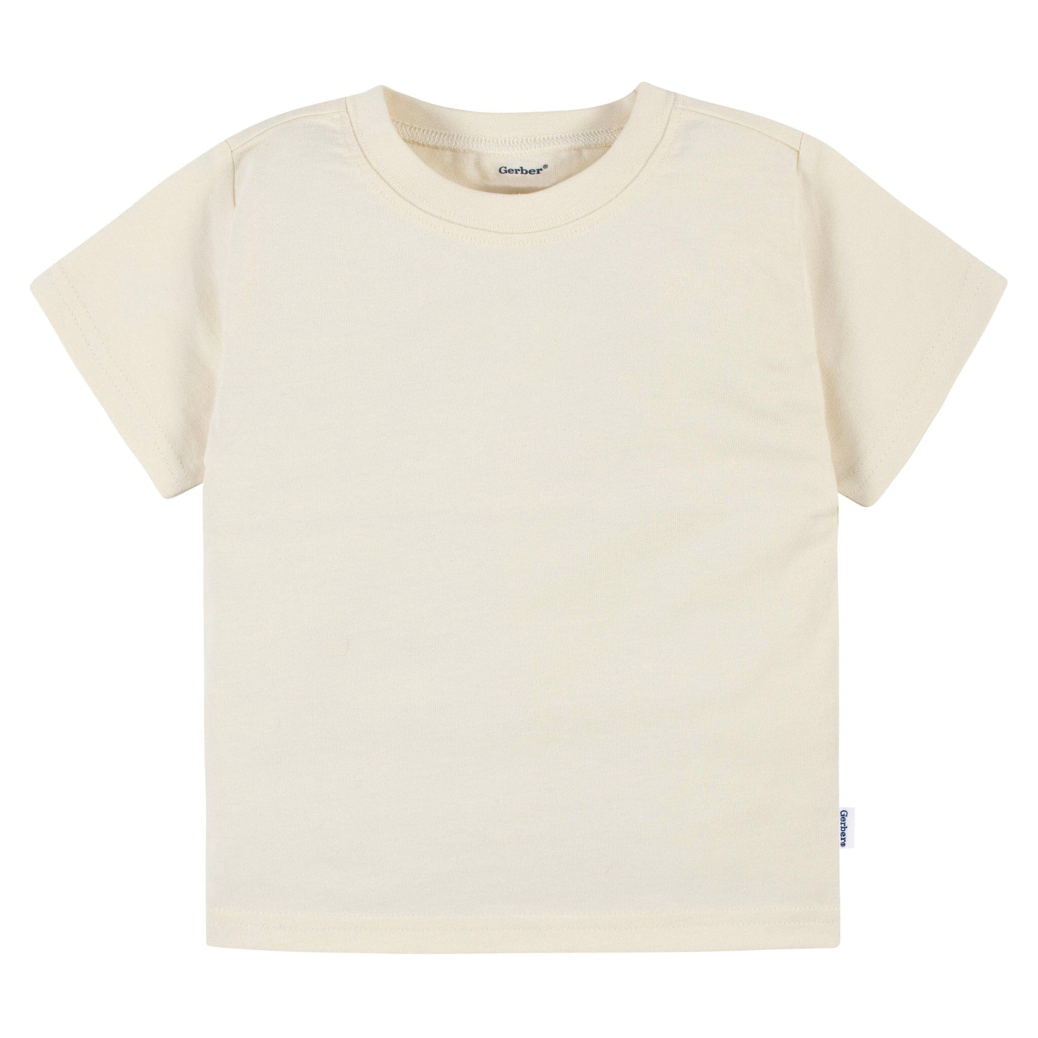 5-Pack Baby & Toddler Boys Classic Neutral Short Sleeve T-Shirts Tops Gerber® 