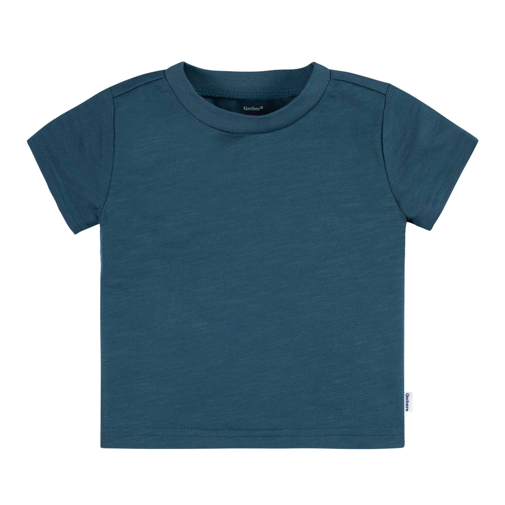 5-Pack Baby Boys Blue & Green Short Sleeve Tees