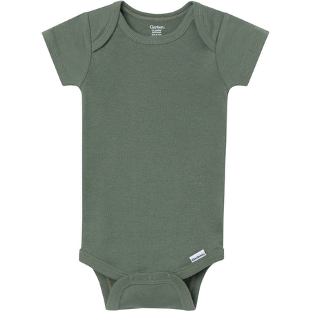 5-Pack Baby Boys Cozy Neutral Short Sleeve Bodysuits
