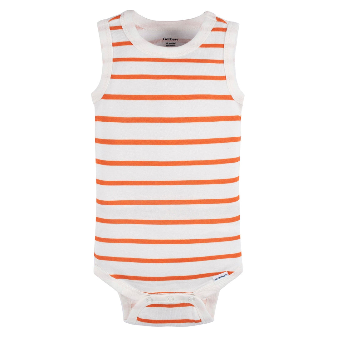 5-Pack Baby Boys Stripes Sleeveless Onesies® Bodysuits – Gerber  Childrenswear