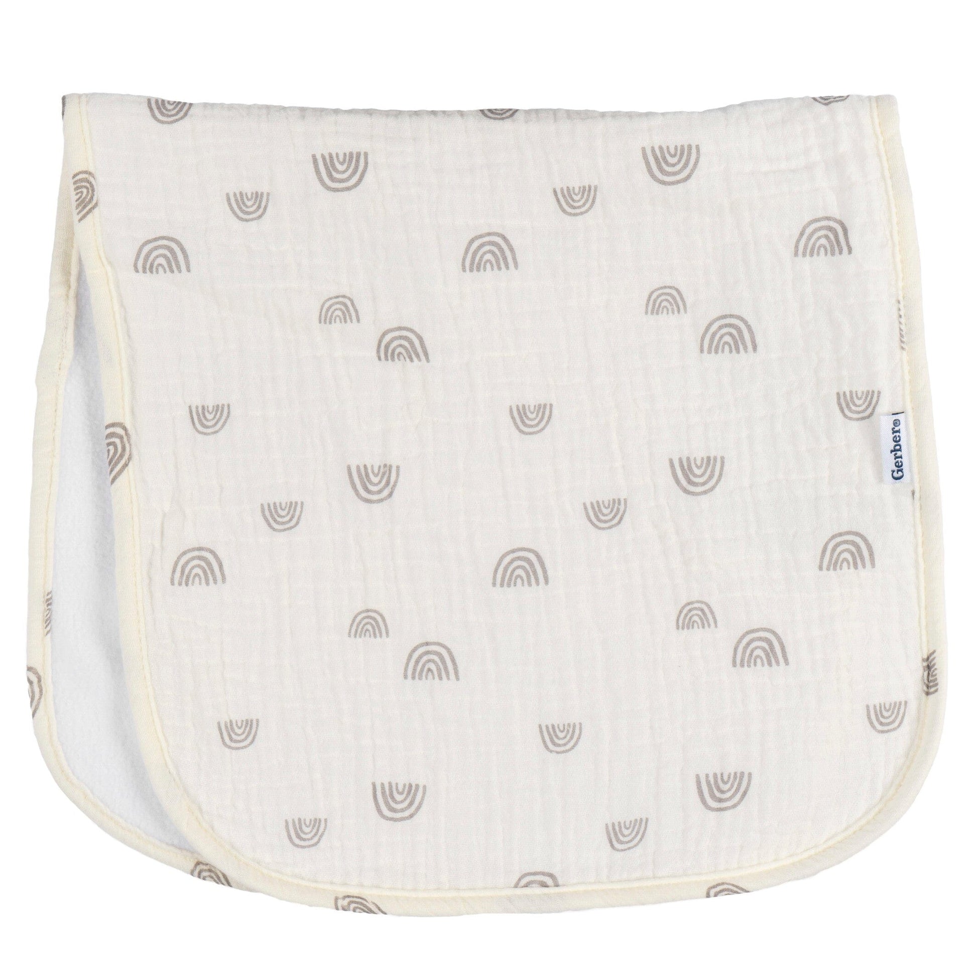 5-Pack Baby Girls Multi Rainbow Muslin Burpcloth