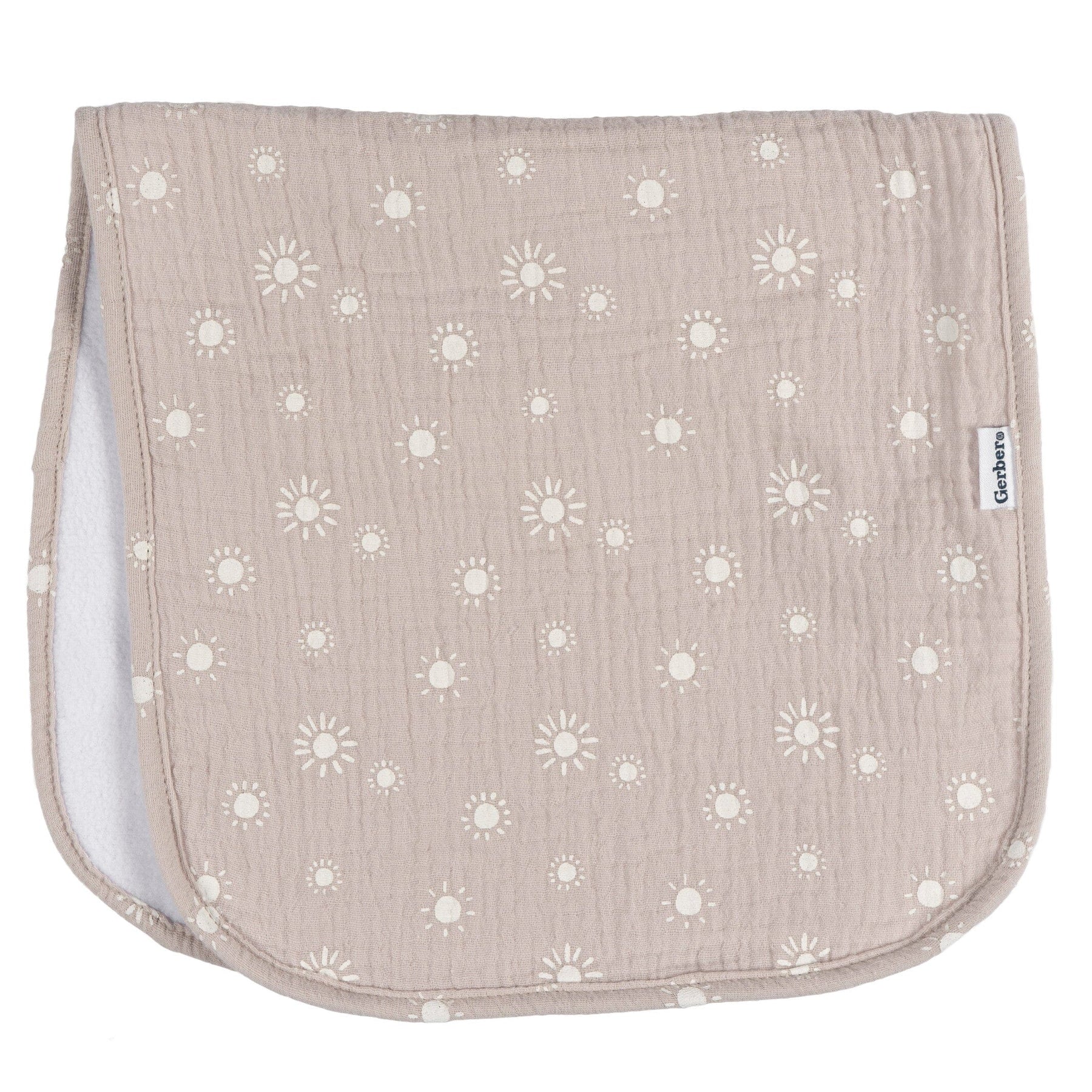 Muslin Burp Cloth Combo Of 3- Moon Kid-Yellow Star-Tall As A Giraffe main image 1