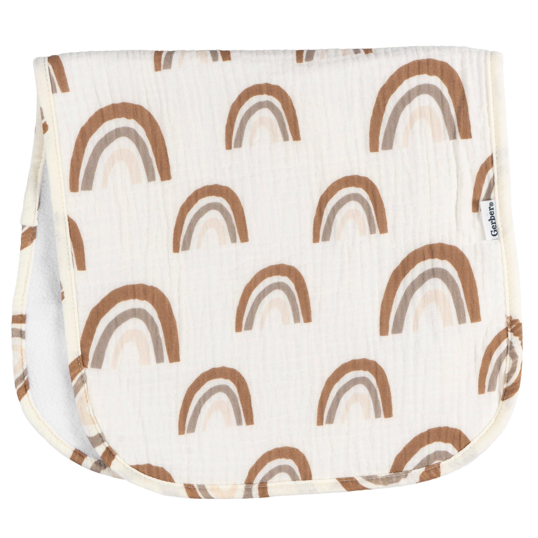 5-Pack Baby Girls Multi Rainbow Muslin Burpcloth