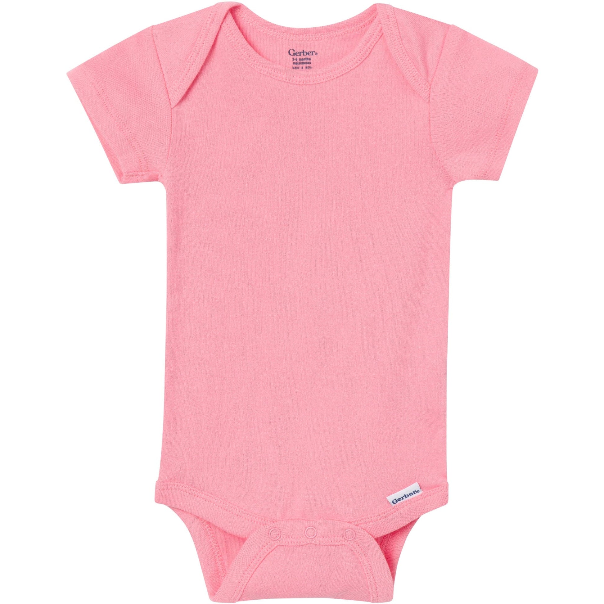 5-Pack Baby Girls Pastels Short Sleeve Bodysuits Onesies Bodysuits Gerber® 