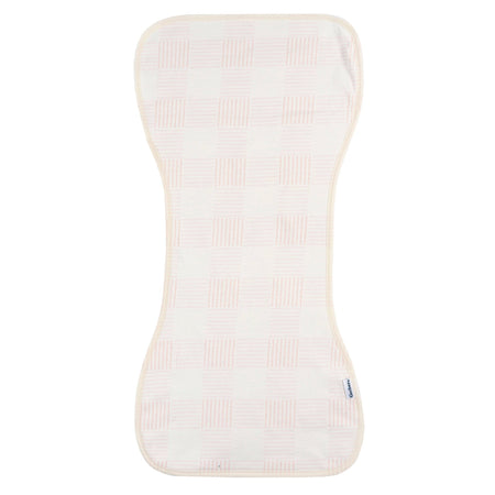 5-Pack Baby Girls Pink Plaid Jersey Burp Cloths